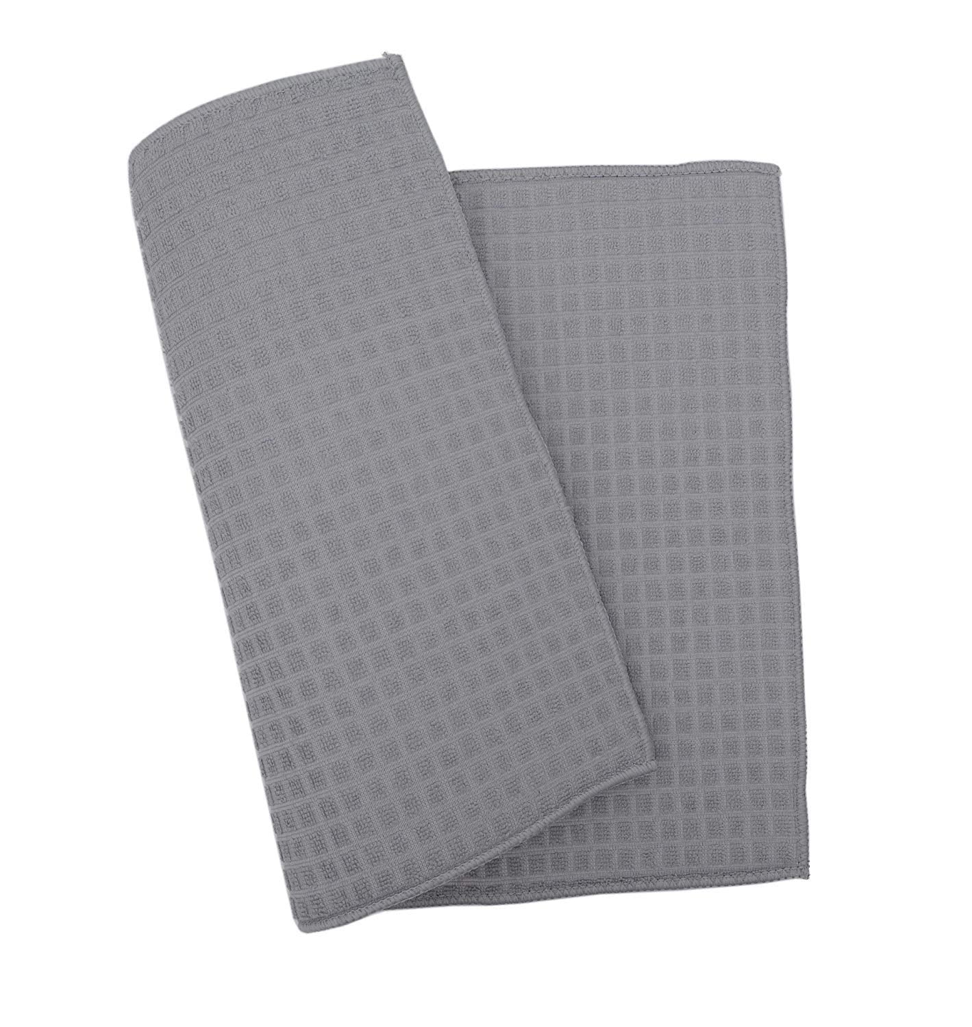 Glive (Label) Kitchen Countertops Tableware Dish Cloths Drying Mat | Easy Clean Dish Mat | Microfiber Vegetables Washable Revers