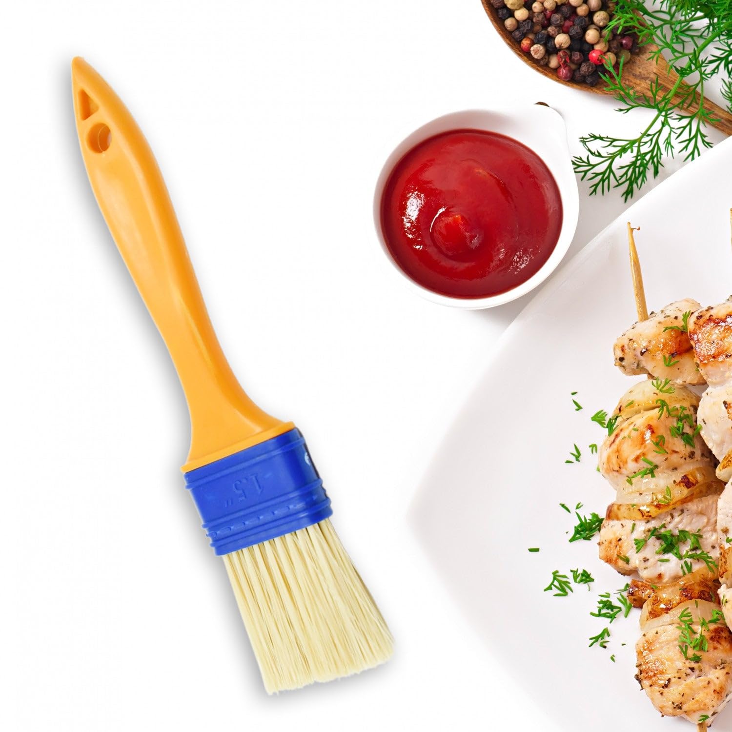 Multifunction Basting Brush For Cooking Pastry Brush Baking Food Butter Brush Dusting Brush For Cooking Grease Brush For Baking 