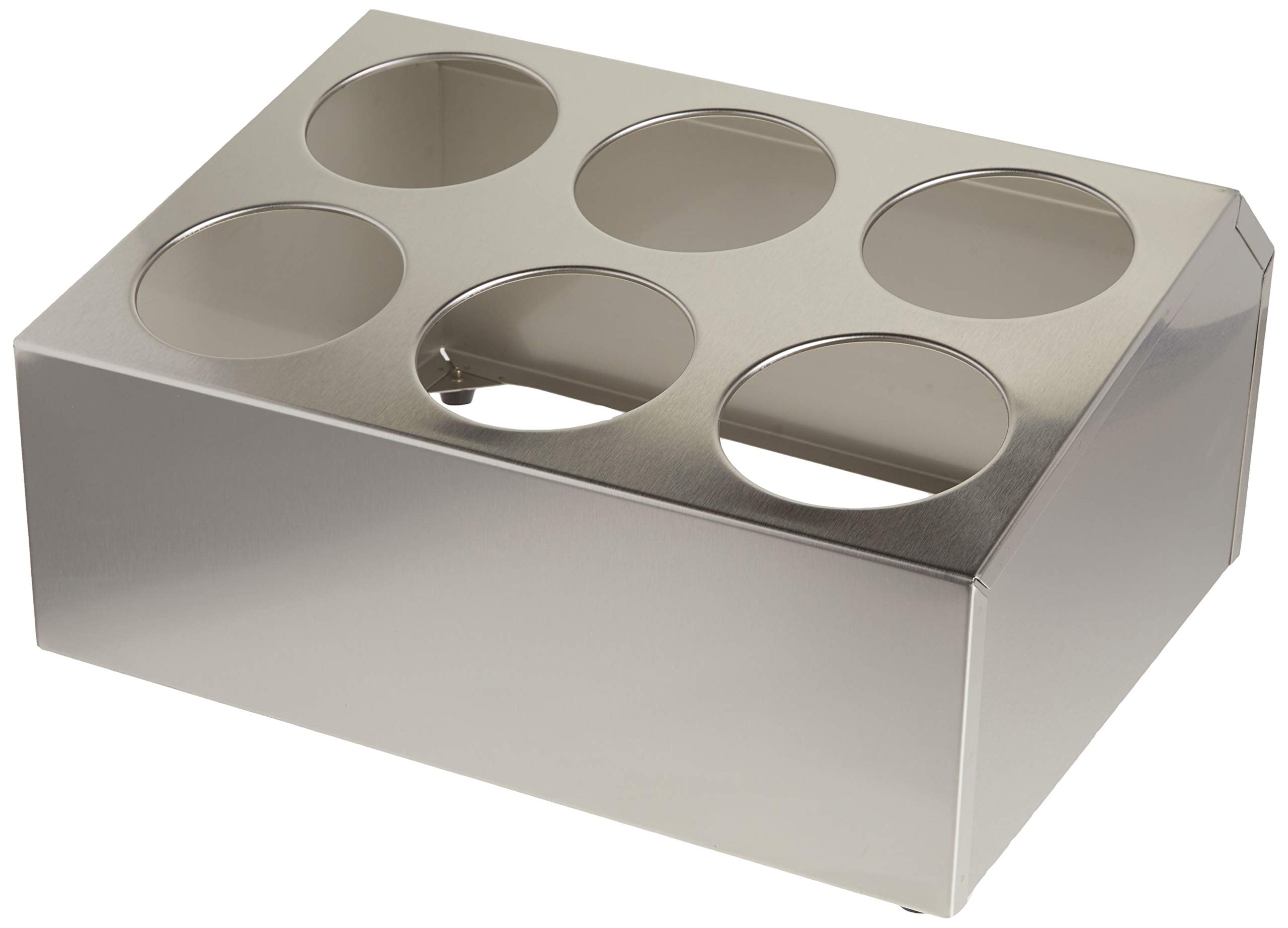 Winco 6 Hole Flatware Cylinder Holder, 2Tier