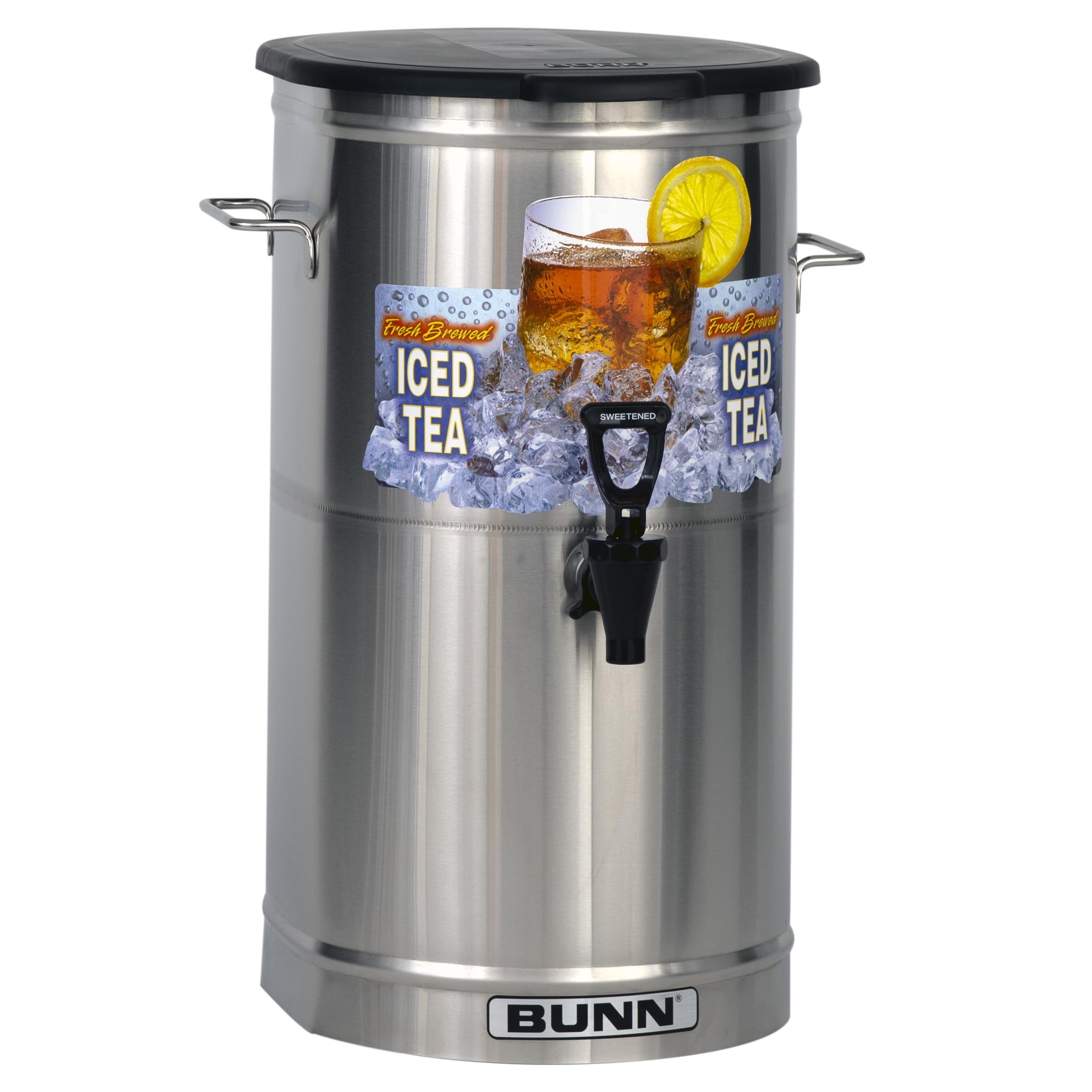 Bunn Tdo-4 Commercial Iced Tea Dispenser W/Solid Lid, Oval