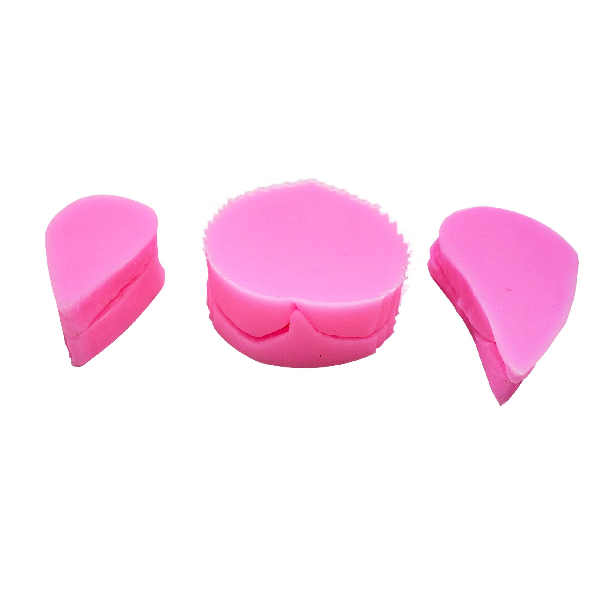 Leaf Mold 3Pcs/Set, Kootips Silicone Leaf Petal Veiner Sugar Craft Tools Fondant And Gum Paste Mold