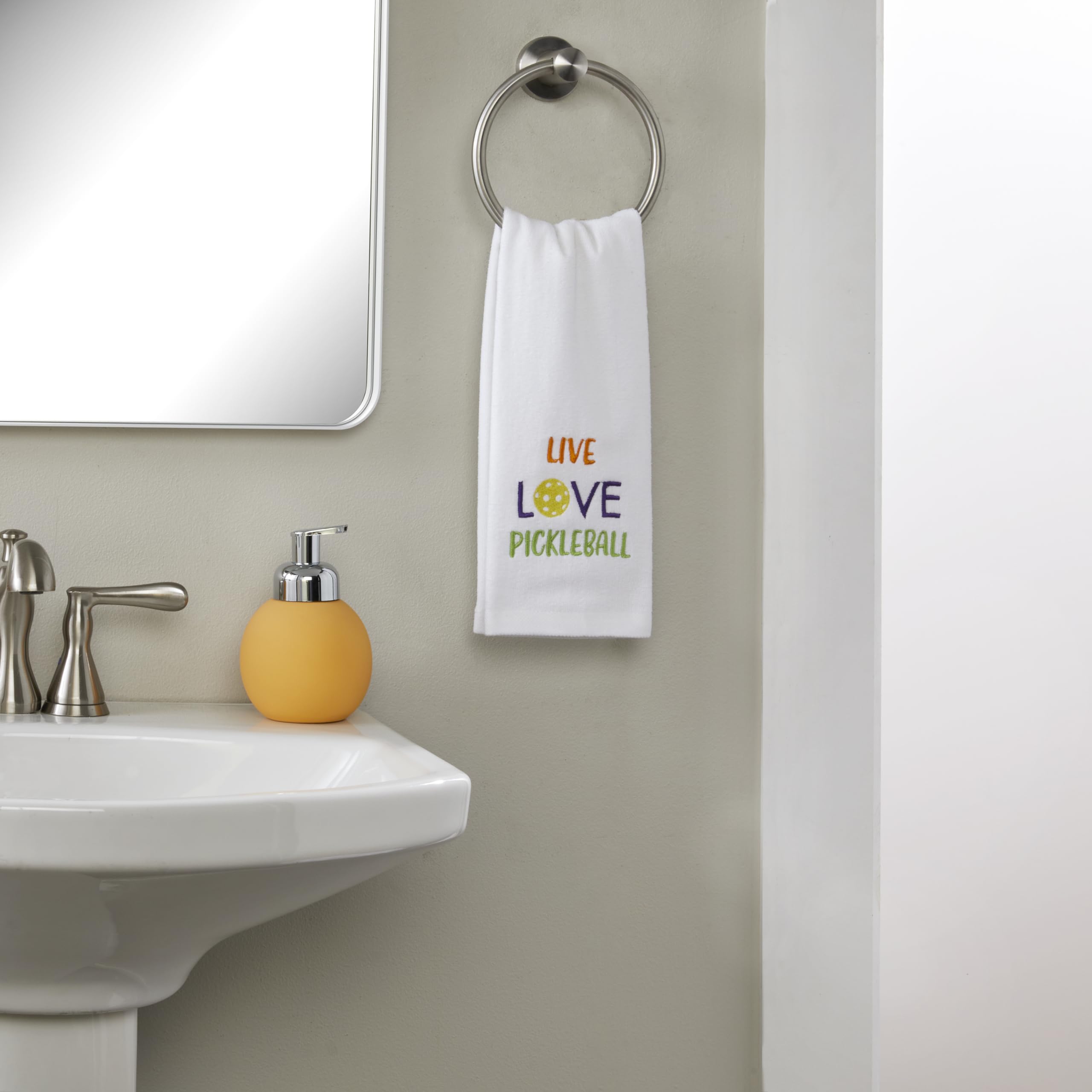 Skl Home Live Love Pickleball Hand Towel (2-Pack)