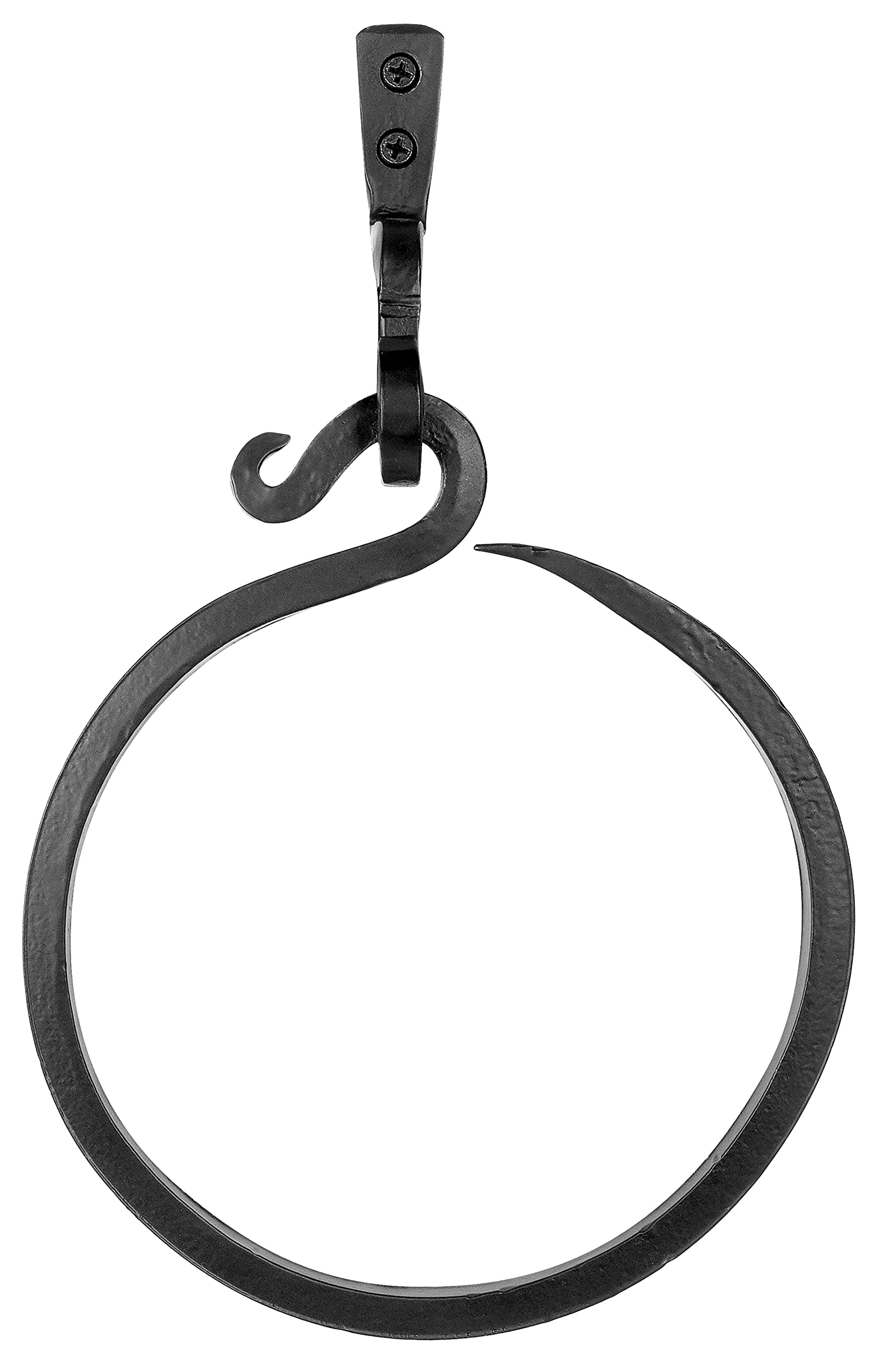 Wrought Iron Towel Ring - A Touch Of Artisanal Charm To Your Kitchen Or Bathroom With Our Handmade Towel Ring. Crafted By Blacks