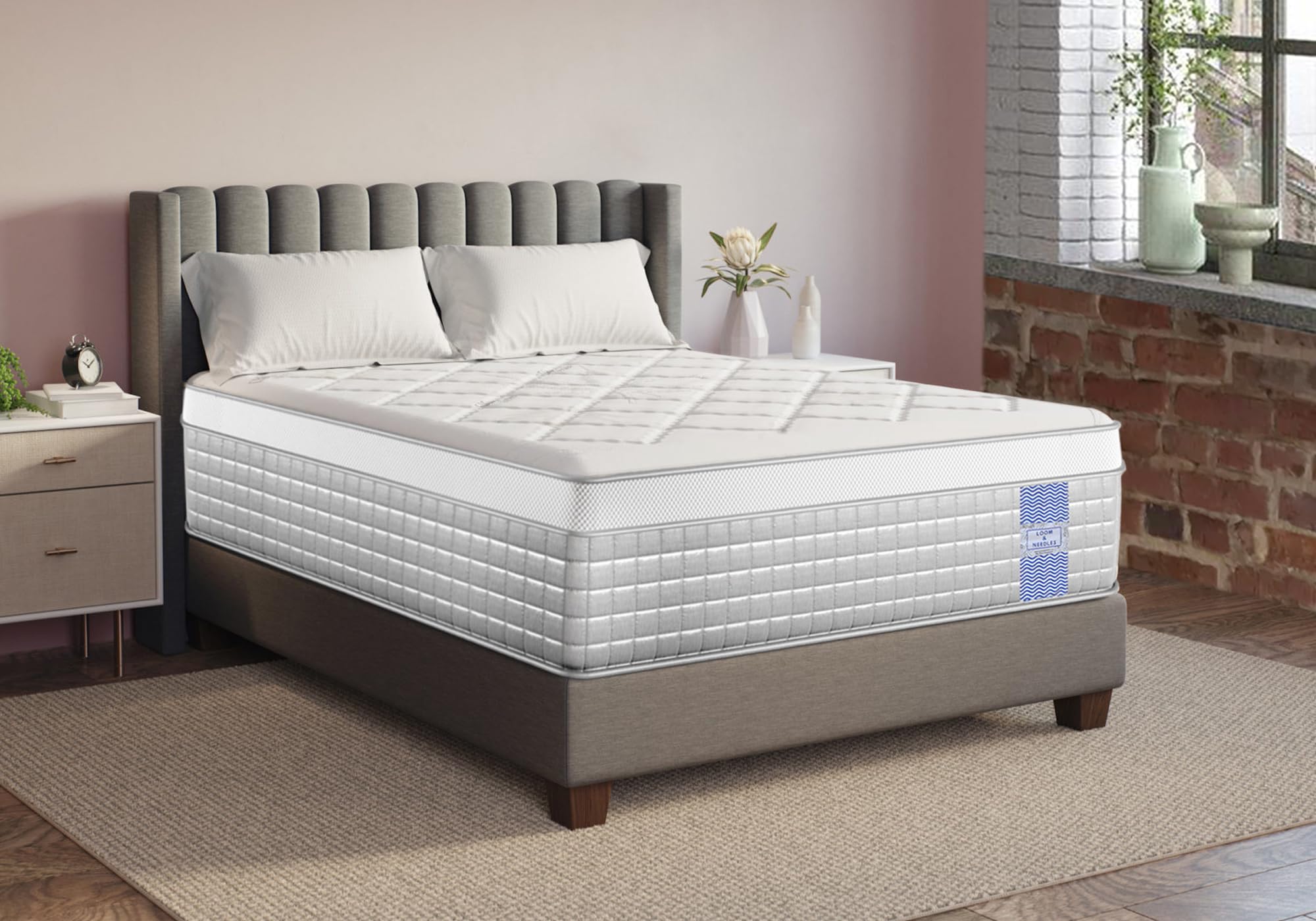 Loom & Needles 72X36X6 Inches Single Size Mattress | Hybrid Latex Pocket Spring Mattress | Zero Gravity Partner Disturbance | 5 