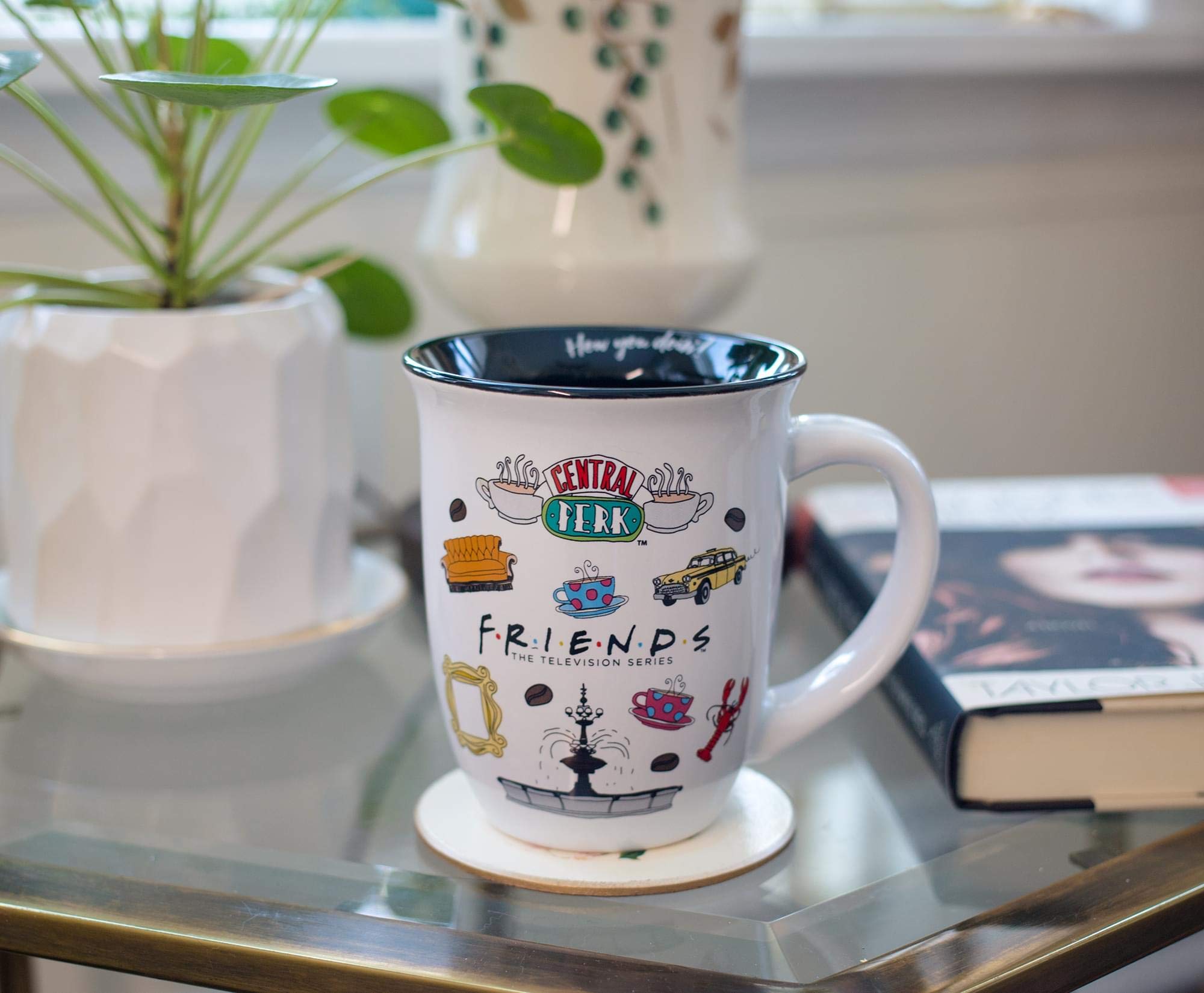 Friends Logo Icon Toss 16Oz Wide Rim Ceramic Mug