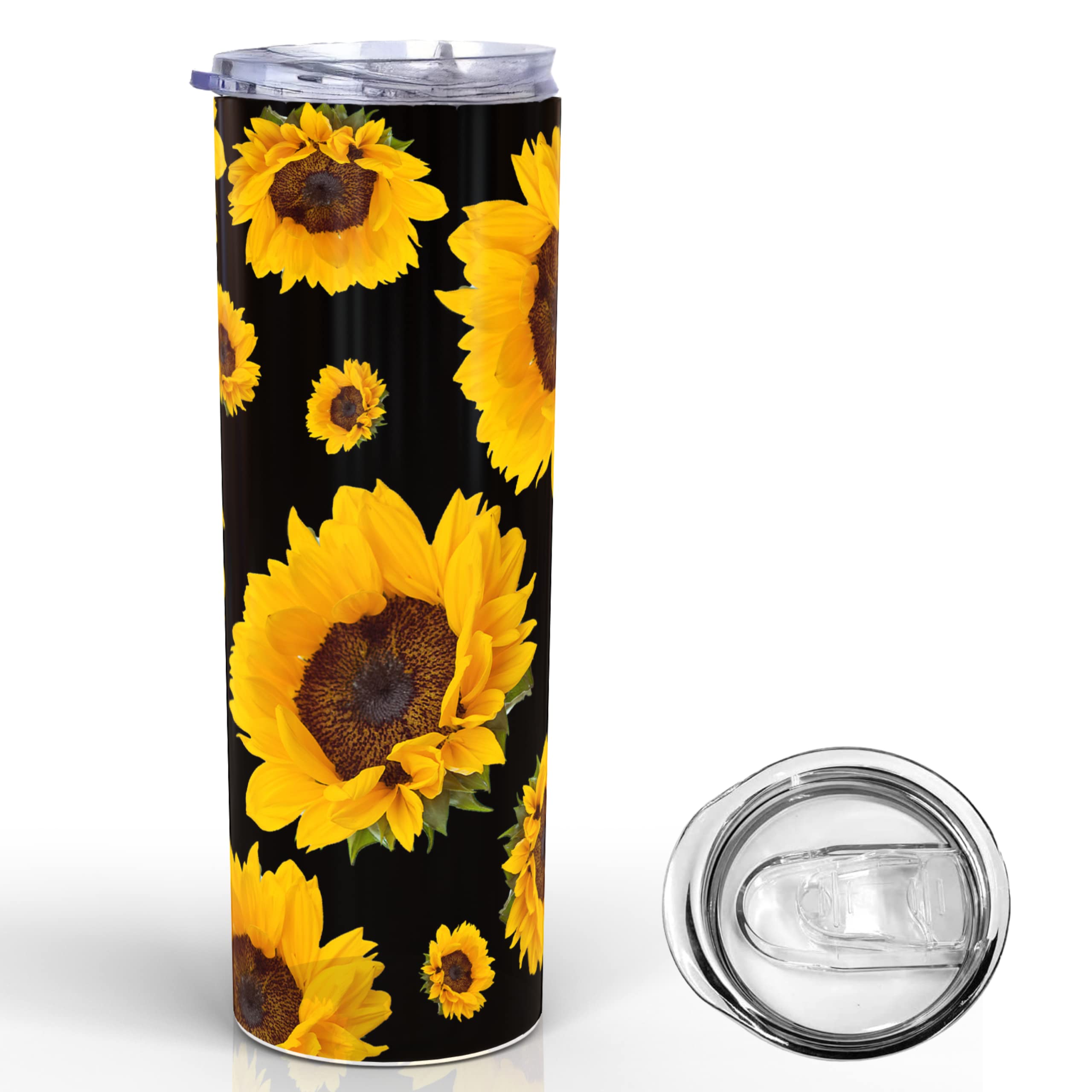 Sunflower Tumbler, Sunflower Cups Tumbler, Sunflower Travel Mug, Sunflower Mug, Sunflower Coffee Mugs, Sunflower Friendship Gift