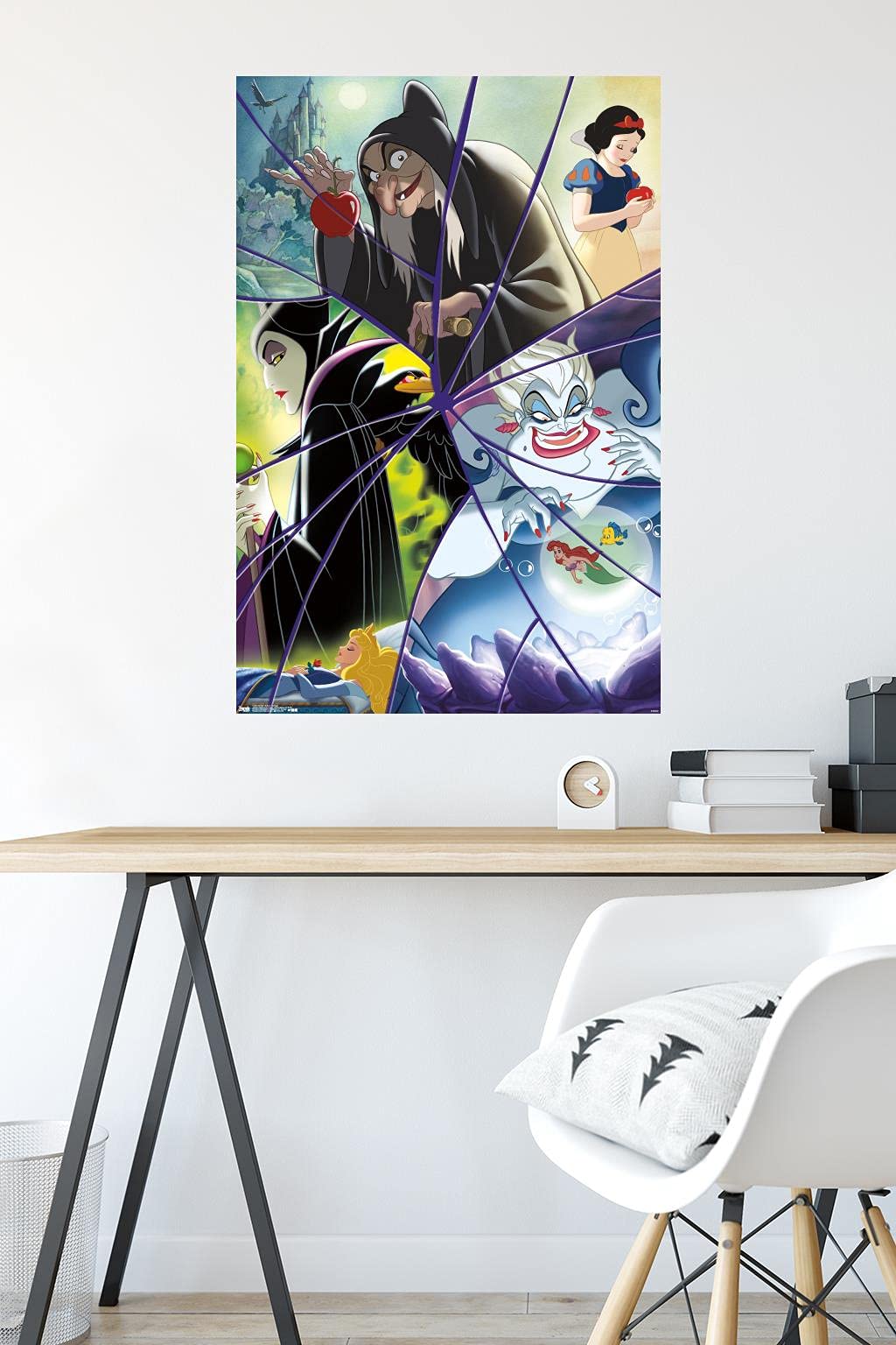 Trends International Disney Villains - Collage Wall Poster, 22.375'' X 34'', Unframed Version