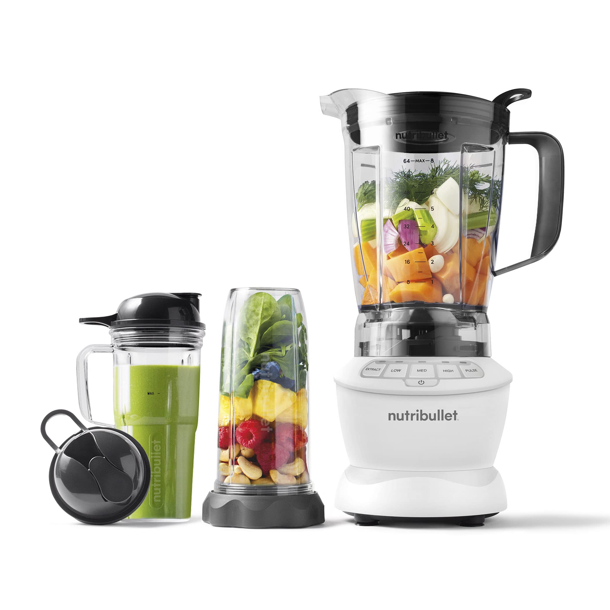 Nutribullet Full-Size Blender Combo 1200W -Matte White