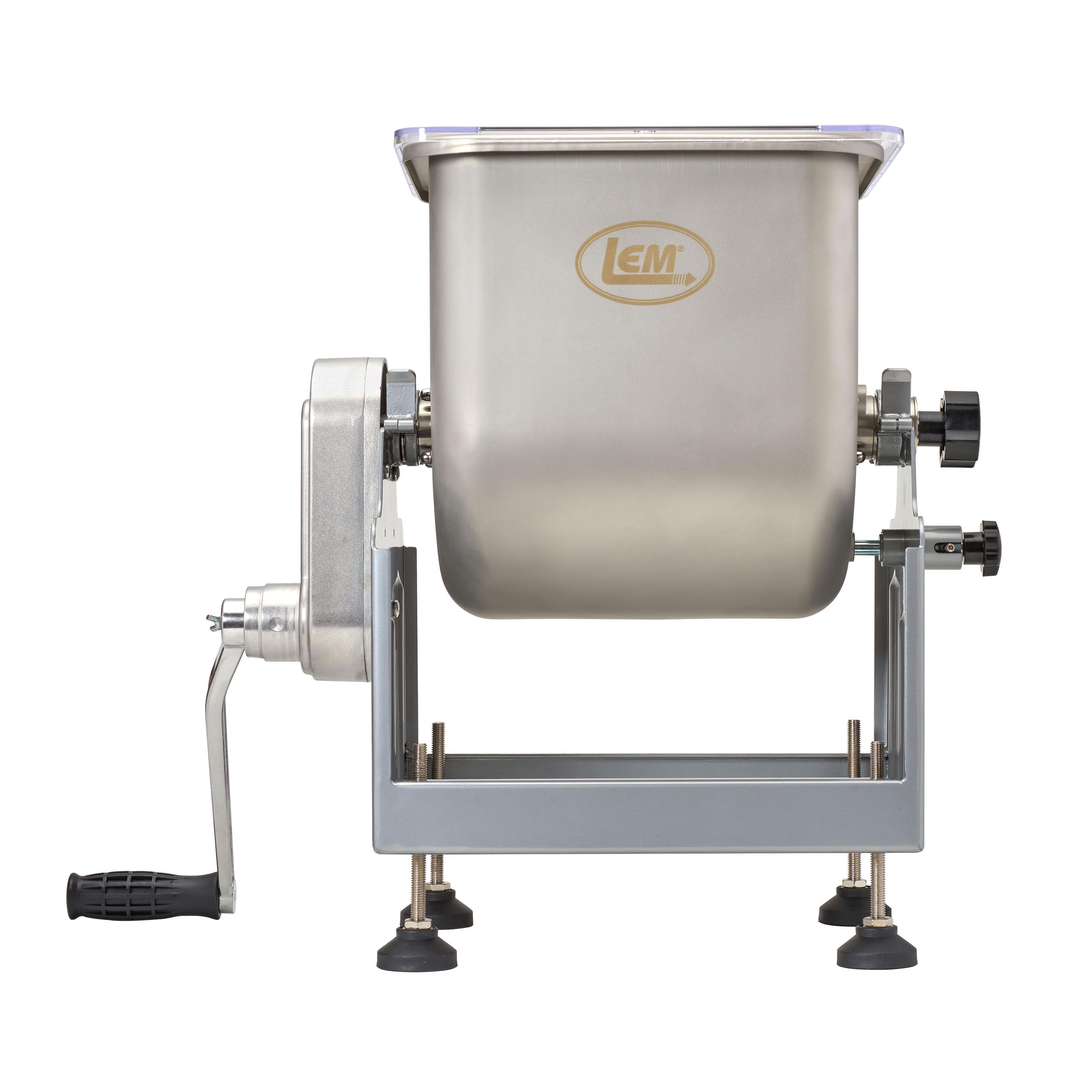 LEM Products BigBite 25 Pound Capacity Tilt Meat Mixer, Stainless Steel, Motor or Grinder Not Included