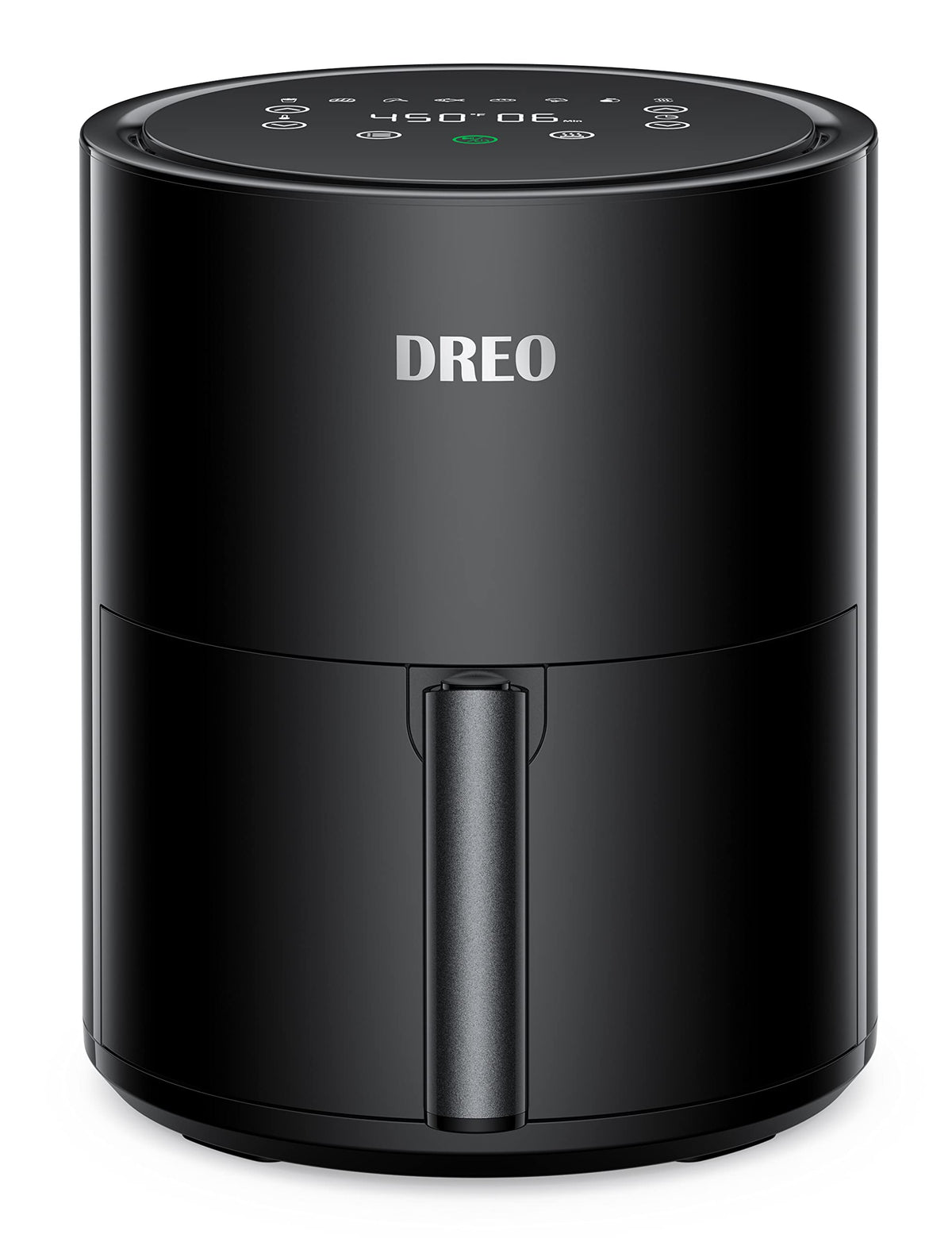 Dreo Air Fryer - 100? To 450?, 4 Quart Hot Oven Cooker With 50 Recipes, 9 Cooking Functions On Easy Touch Screen, Preheat, Shake