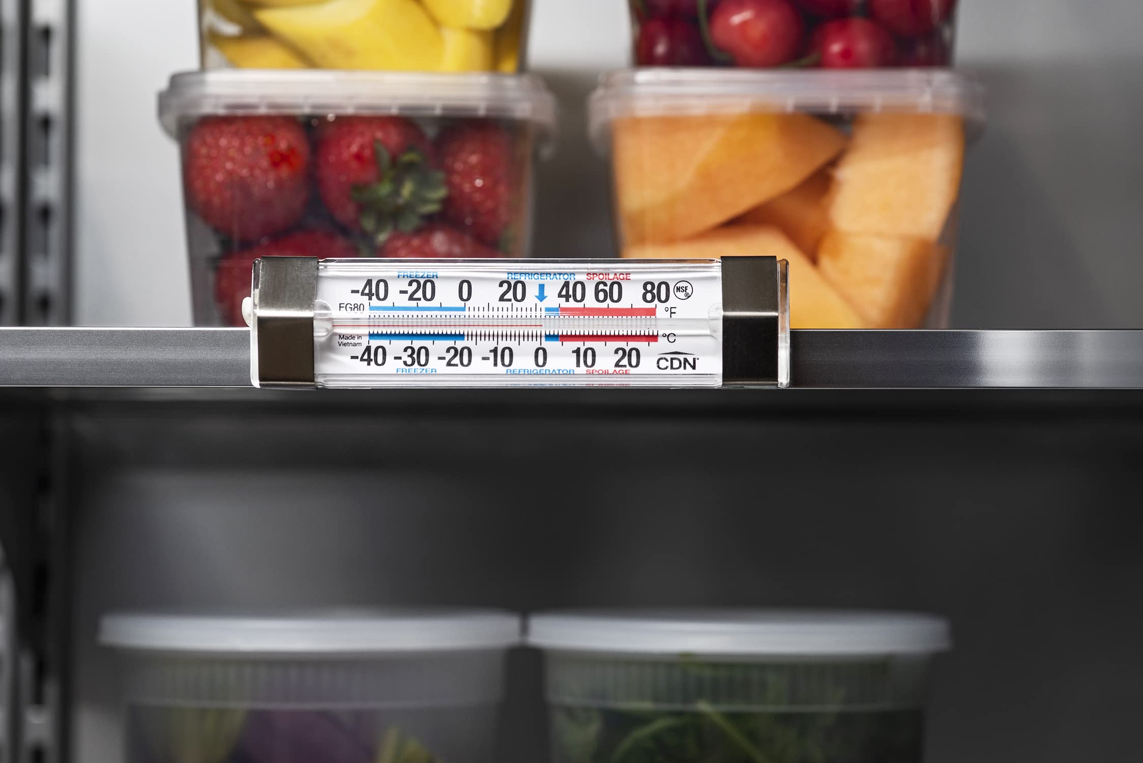 Cdn Fg80 Refrigerator/Freezer Nsf Professional Thermometer