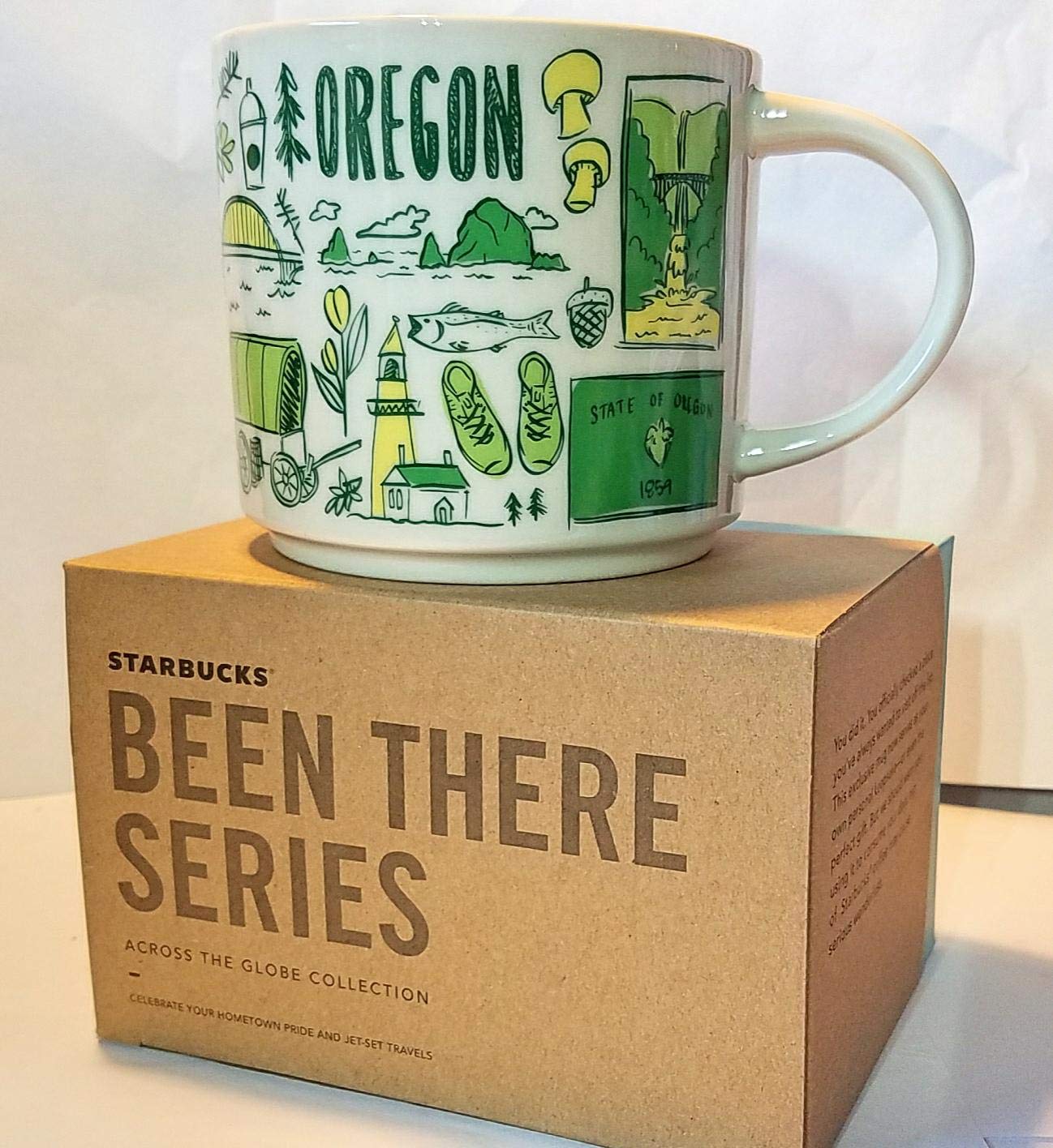 Starbucks Been There Across the Globe Series Mug 14 oz OREGON