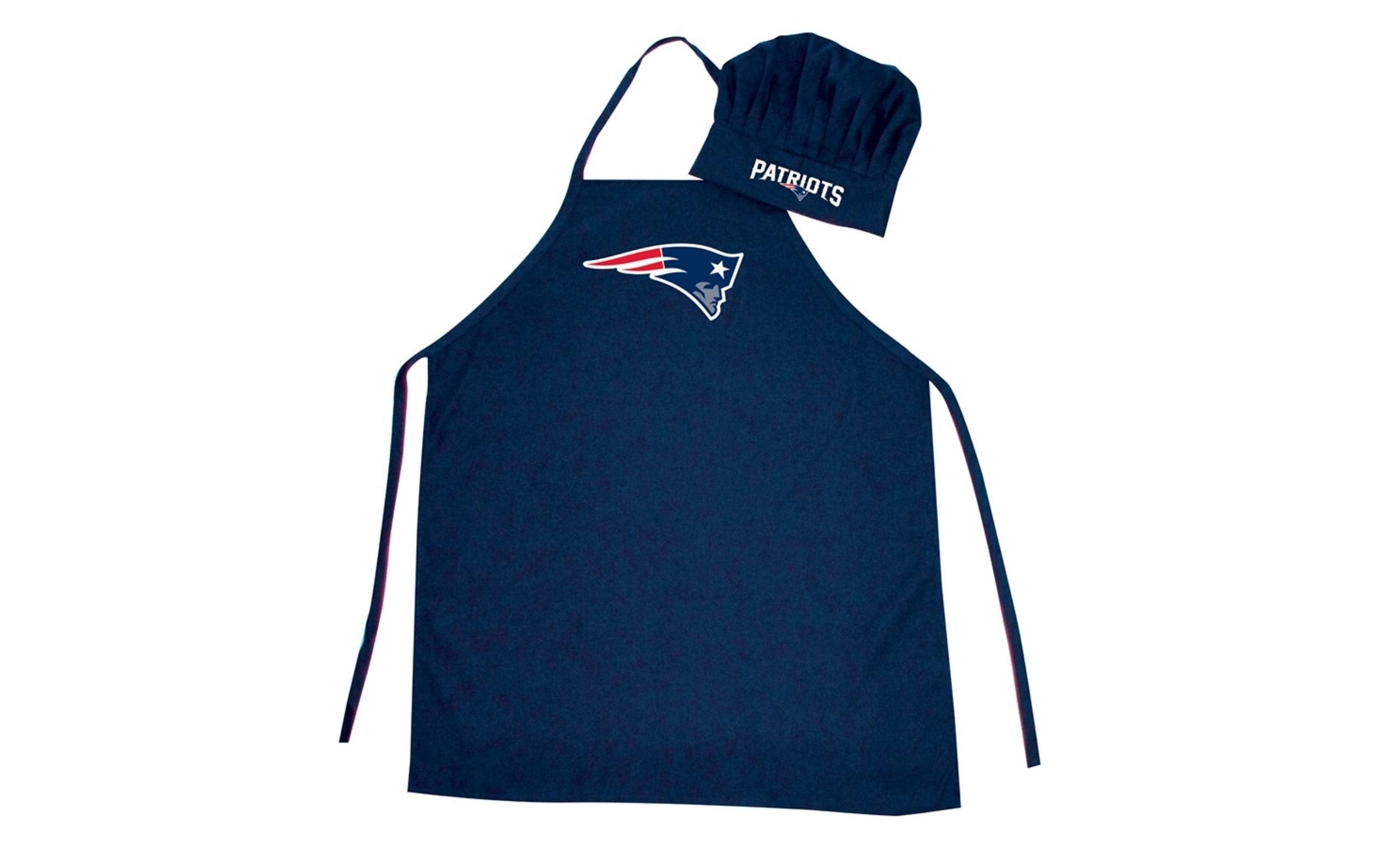 Pro Specialties Group Barbeque Apron And Chef'S Hat - New England Patriots - Nfl