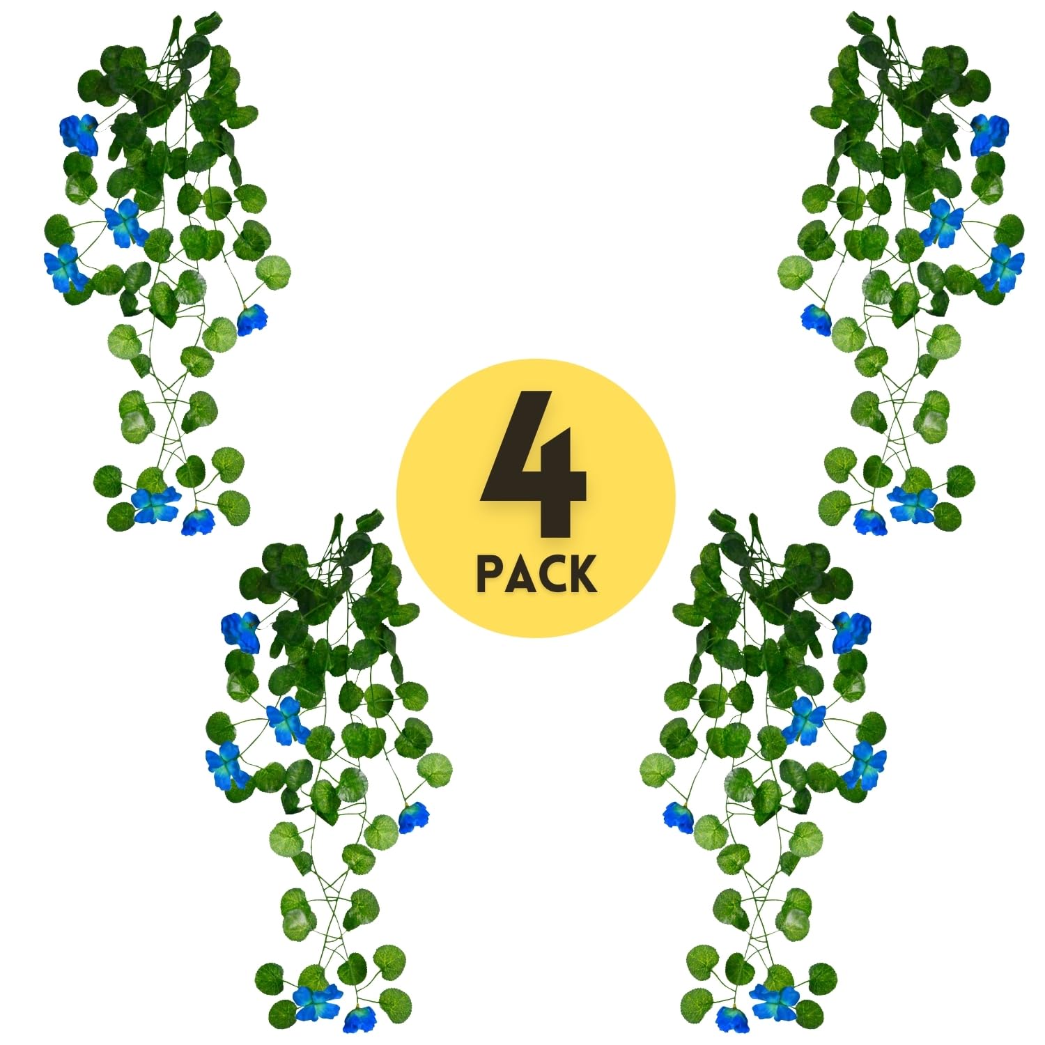 Decorebugs Artificial Flower Plants Leaves Hanging Ivy Garlands Plant Greenery Vine Creeper Home Decor Door Wall Balcony Decorat