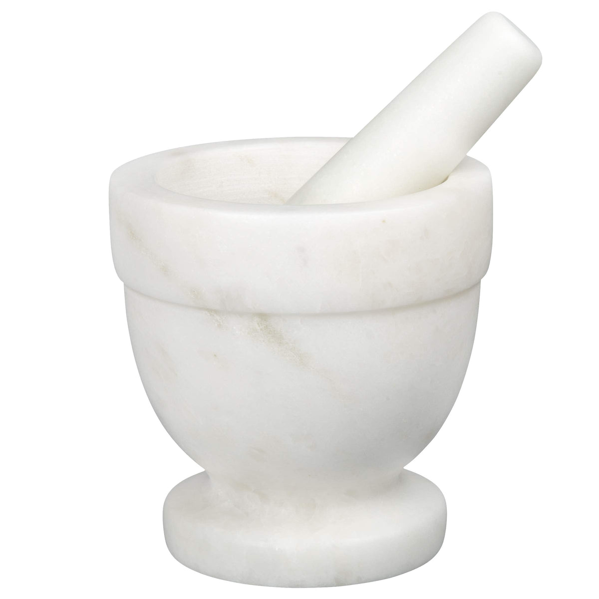 Creative Home Natural Marble Mortar And Pestle Set Spice Grinder Guacamole Molcajete Bowl, Kitchen Spices, Herbs, Pesto Grinder,