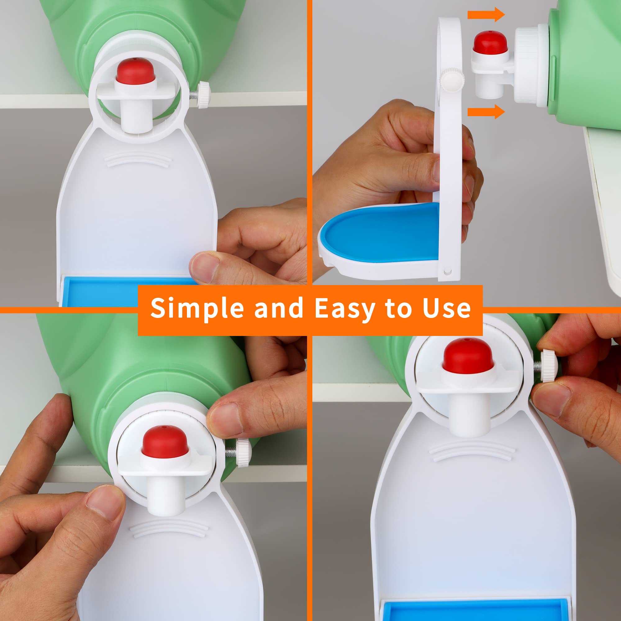 2 Pcs Laundry Liquid Detergent Cup Holder Dulinkas Drip Catcher Tray Fabric Softener Drip Catcher Soap Holder Tray Cup Laundry C