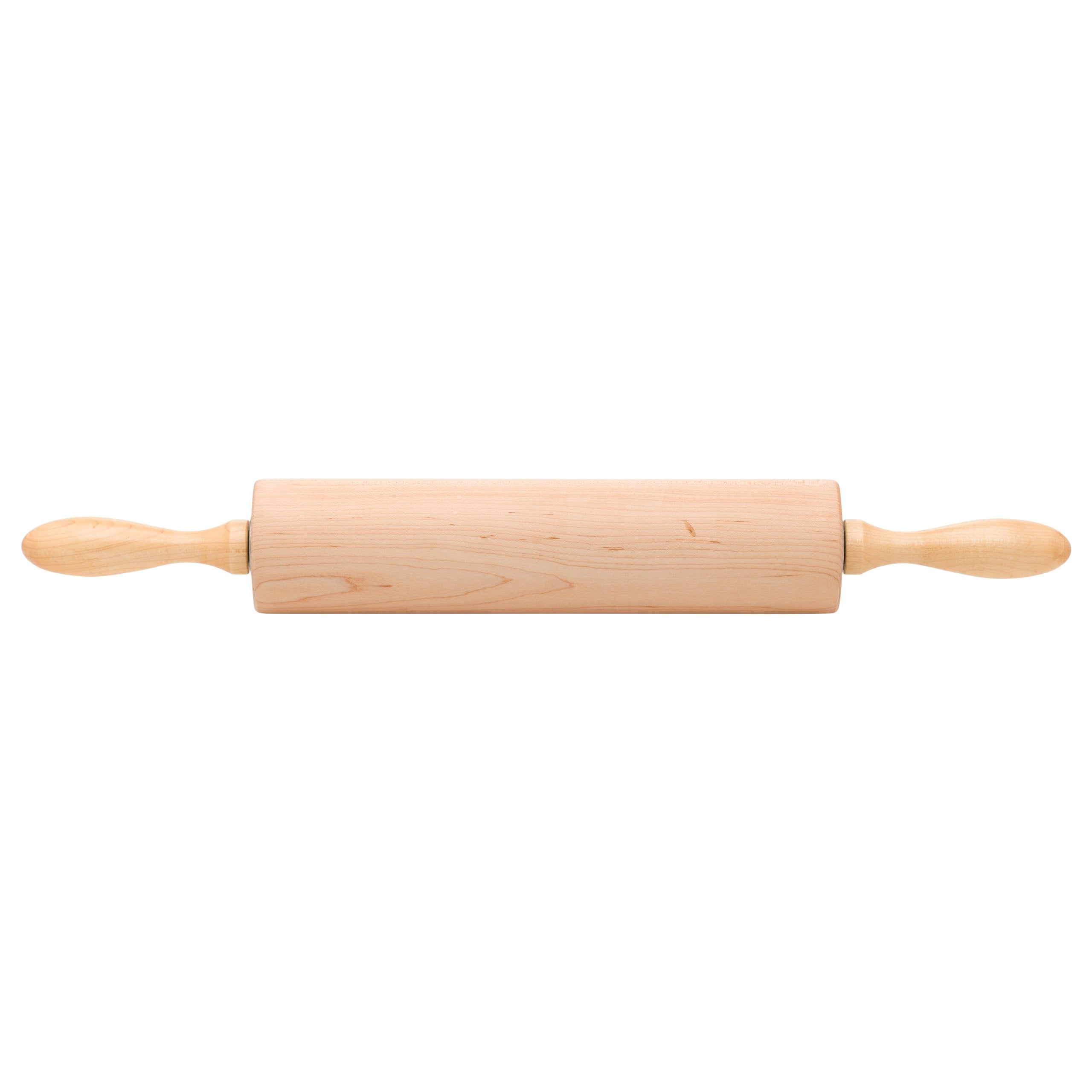 Ateco 12275 Professional Rolling Pin, 12-Inch Barrel, Made Of Solid Rock Maple, Made In The Usa
