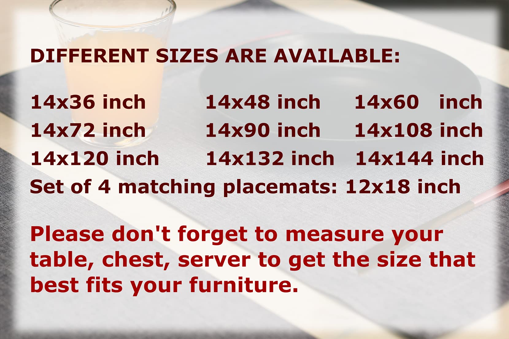 Grey Table Runner 132 Inch, Outdoor Dresser Scarf, Waterproof Gray Coffee Table Runner, Long Dining Table Runners, Decor For Fie