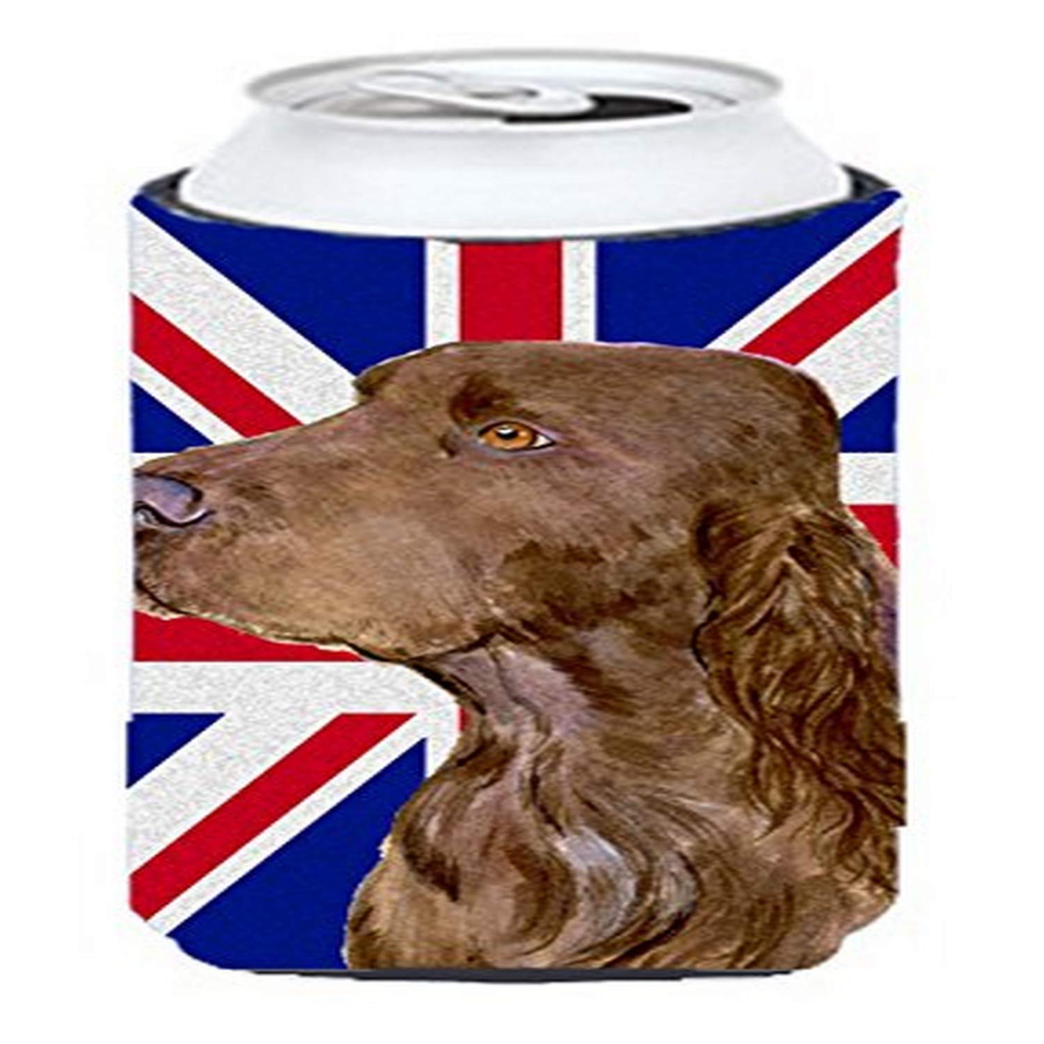 Field Spaniel with English Union Jack British Flag Tall Boy Beverage Insulator Hugger SS4967TBC