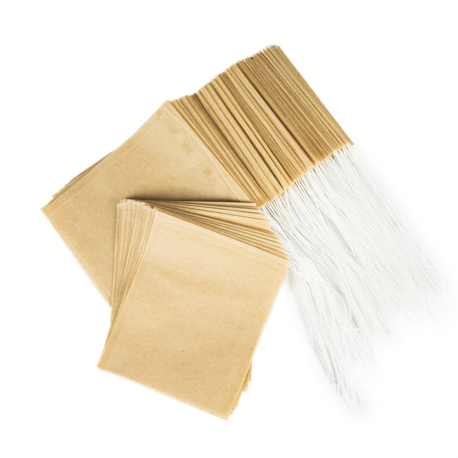 100Pcs Tea Filter Bags, Disposable Tea Bags For Loose Leaf Tea, Drawstring Empty Tea Infuser, Betybedy Tea Steeper, Natural Unbl