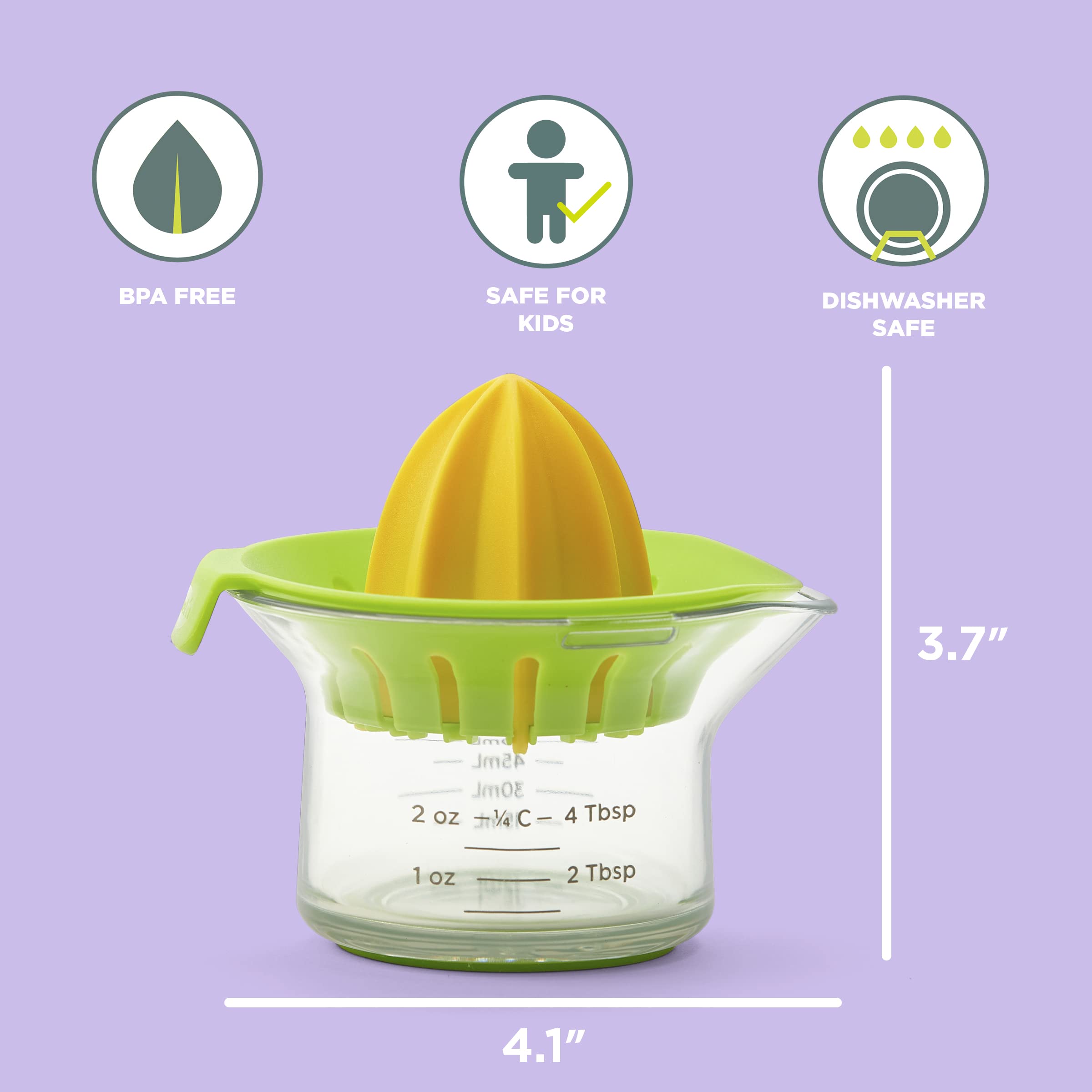 Chef'N Juicster Mini Citrus Juicer, One Size, Lemon/Arugala