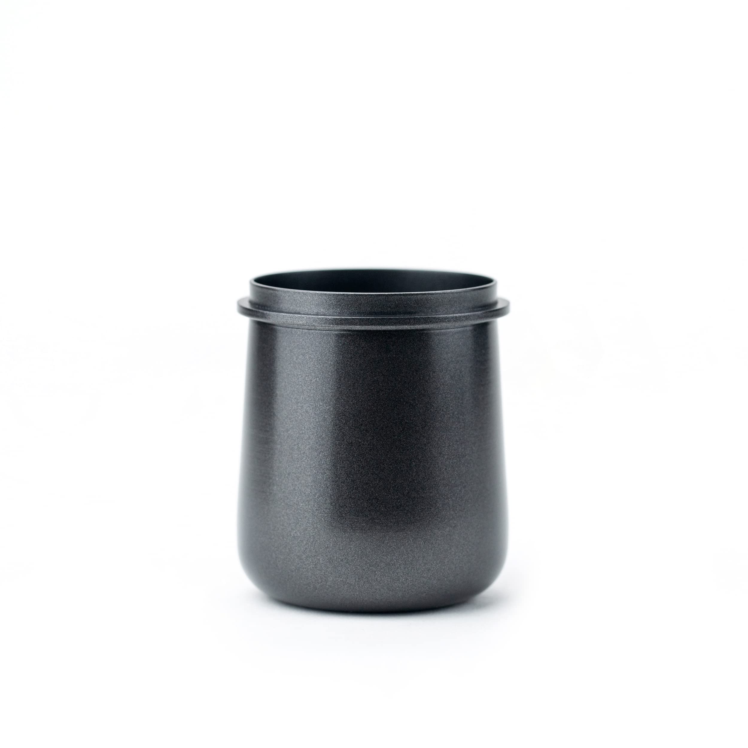Black 58Mm Dosing Cup | White | 100% Stainless Steel | Espresso Coffee Dosing Cup | Crema Coffee Products