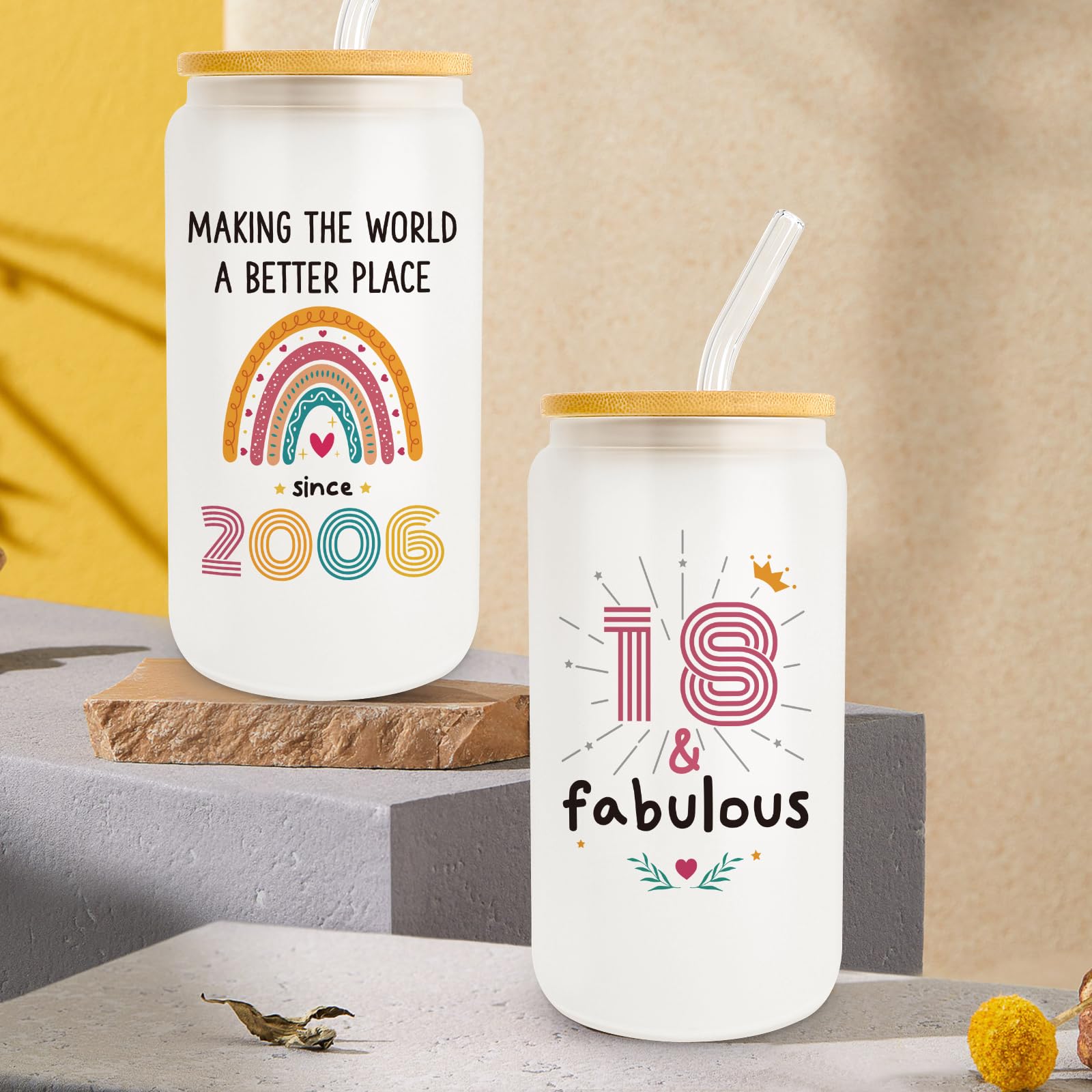 18Th Birthday Gifts For Girls, Girls 18Th Birthday Gifts, 2006 Birthday Gifts, Happy 18Th Birthday Gifts For Her, Daughter, Niec