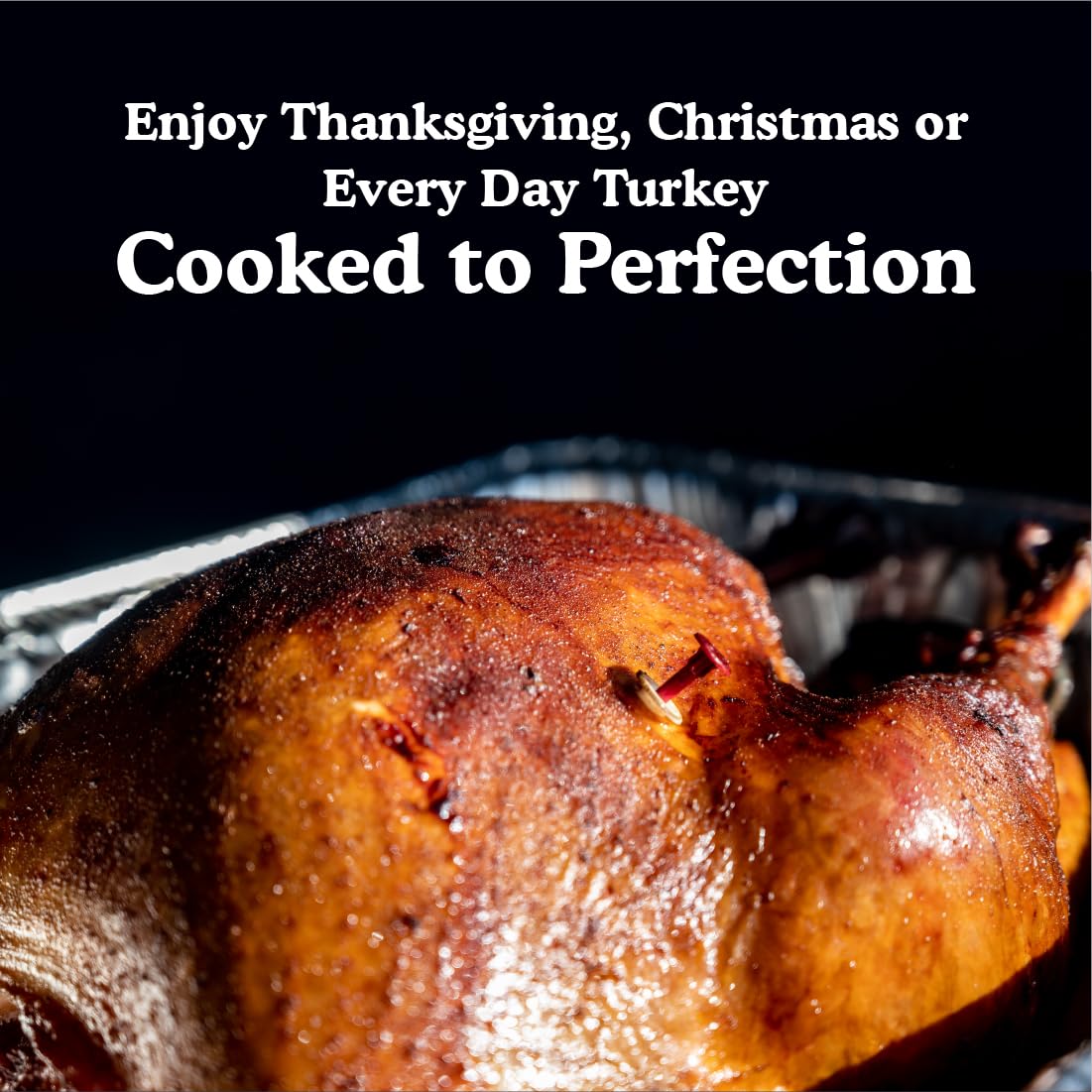 Regency Wraps Disposable Cooking Thermometer for Turkey  Red-Button Automatically Pops-Up When Turkey Reaches 180  Oven  Microwave & Air Fryer Safe  Pack of 2