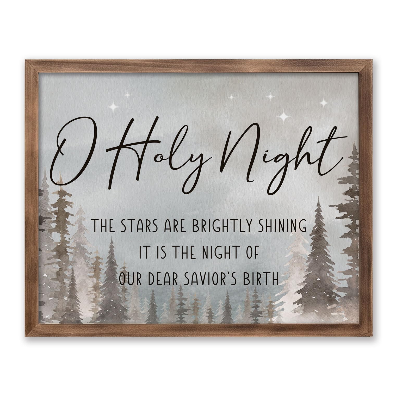 Christmas Decoration, Holy Night Wall Decor, Christmas Wall Art, Christmas Mantel Decor, Farmhouse Christmas, Christmas Night De