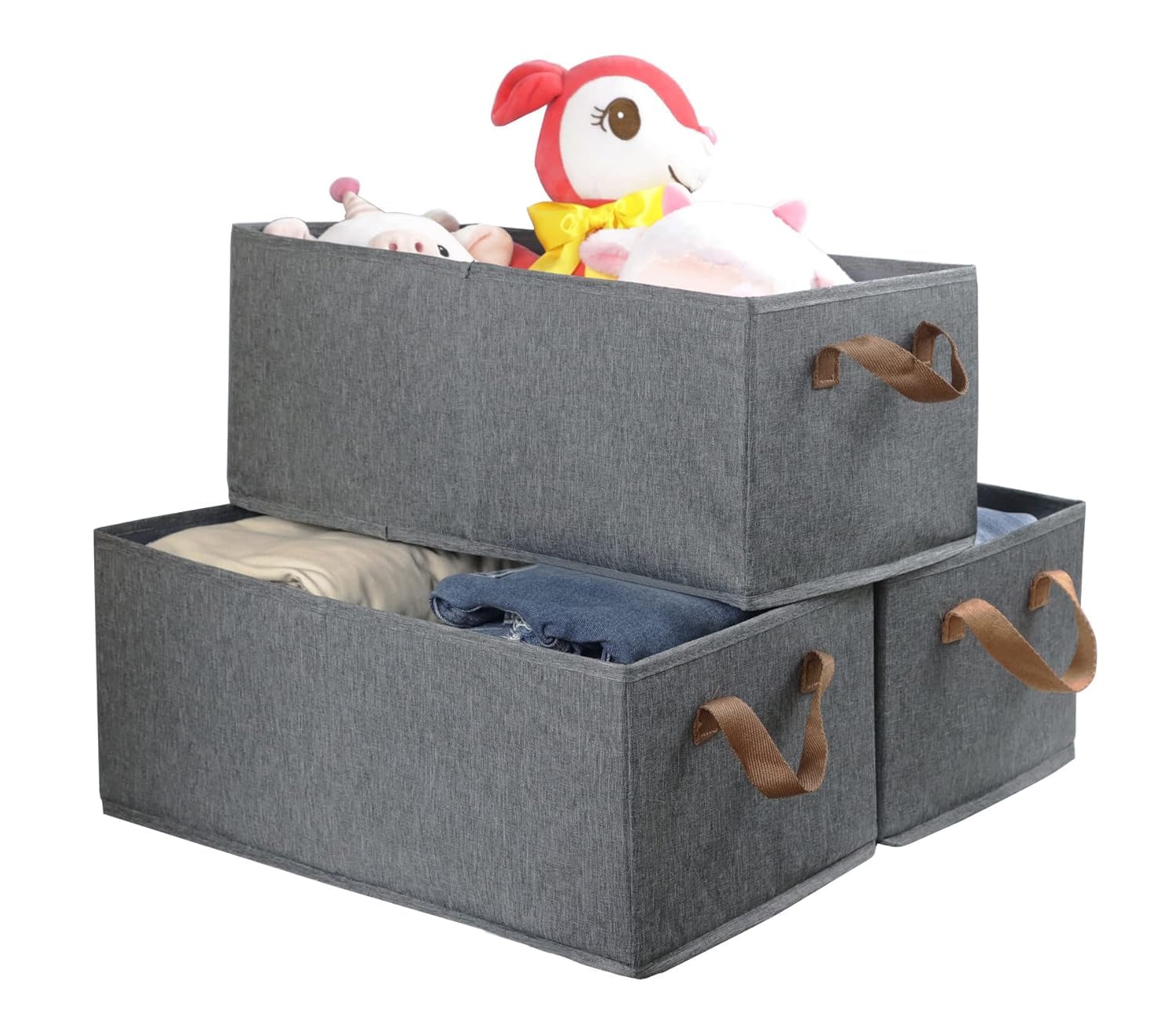 Golden Bird Large Foldable Drawer Organizer | Wardrobe Organizer For Clothes | Storage Box For Socks, Bra, Tie, And Scarfs | Sta
