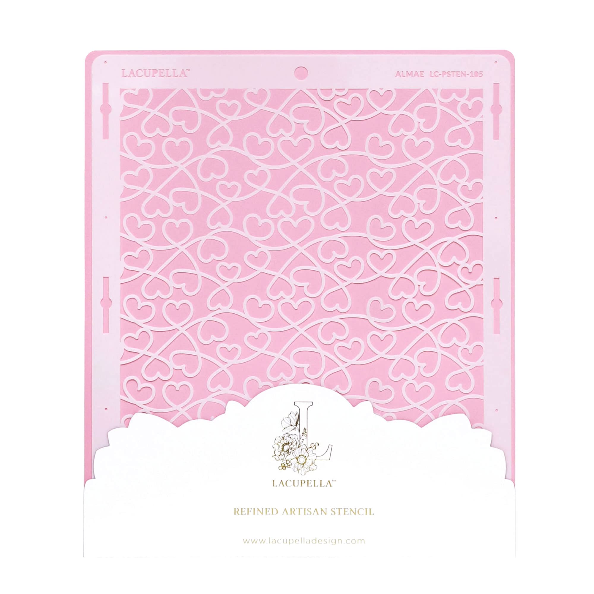 Lacupella Cake Stencil For Buttercream Cake, Royal Icing, Ganache, Painting, Art And Craft (Almae)