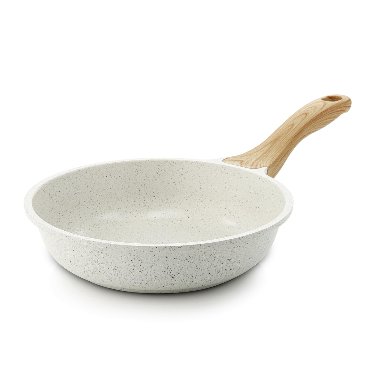 Sensarte Nonstick Ceramic Frying Pan Skillet, 8-Inch Omelet Pan, Healthy Non Toxic Chef Pan, Induction Compatible Egg Pan With H