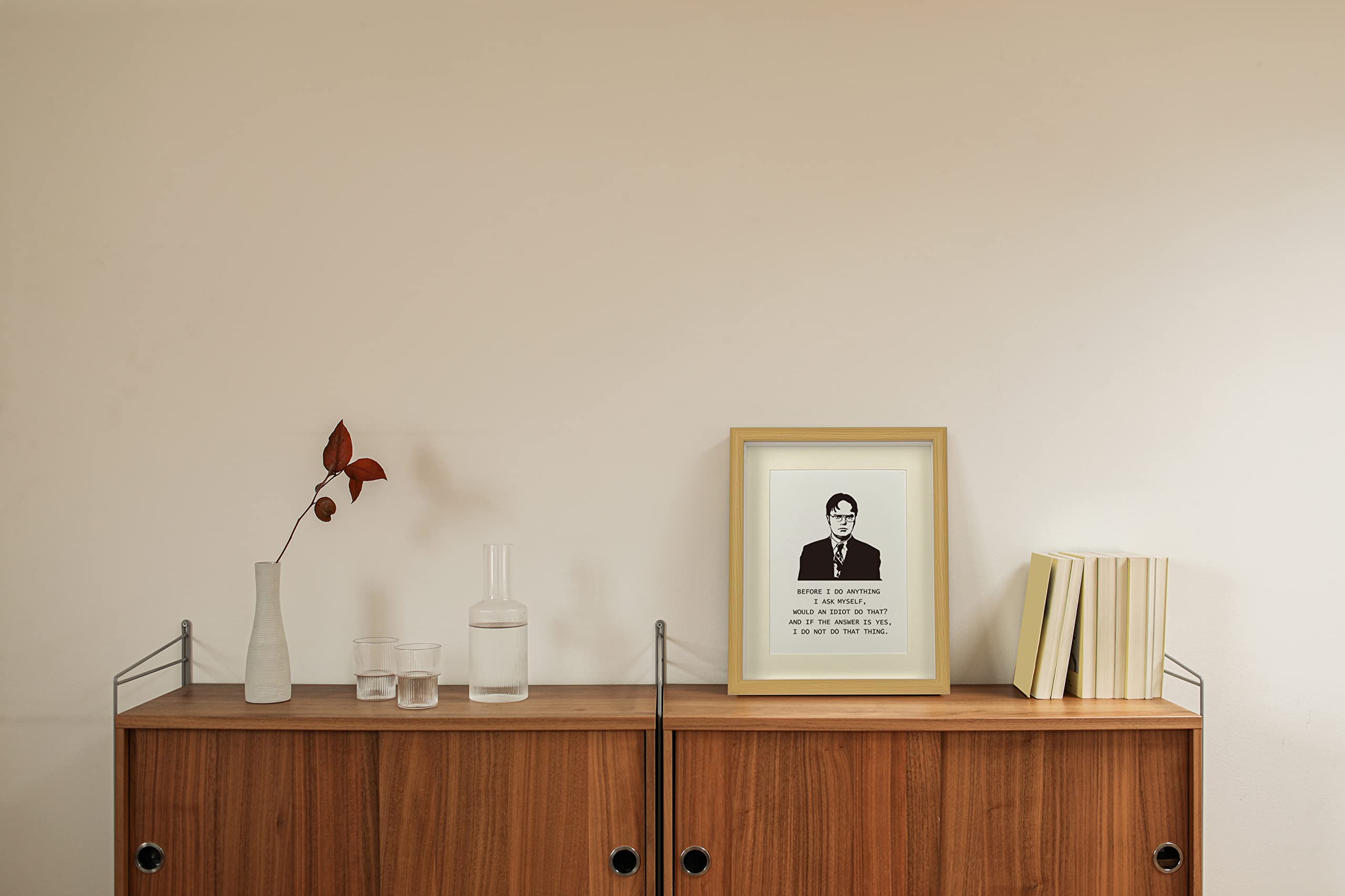 The Office Merchandise Motivational Photo Frame Wall Art The Office Quote Poster For Coworker, Friend Or The Office Tv Show Fans