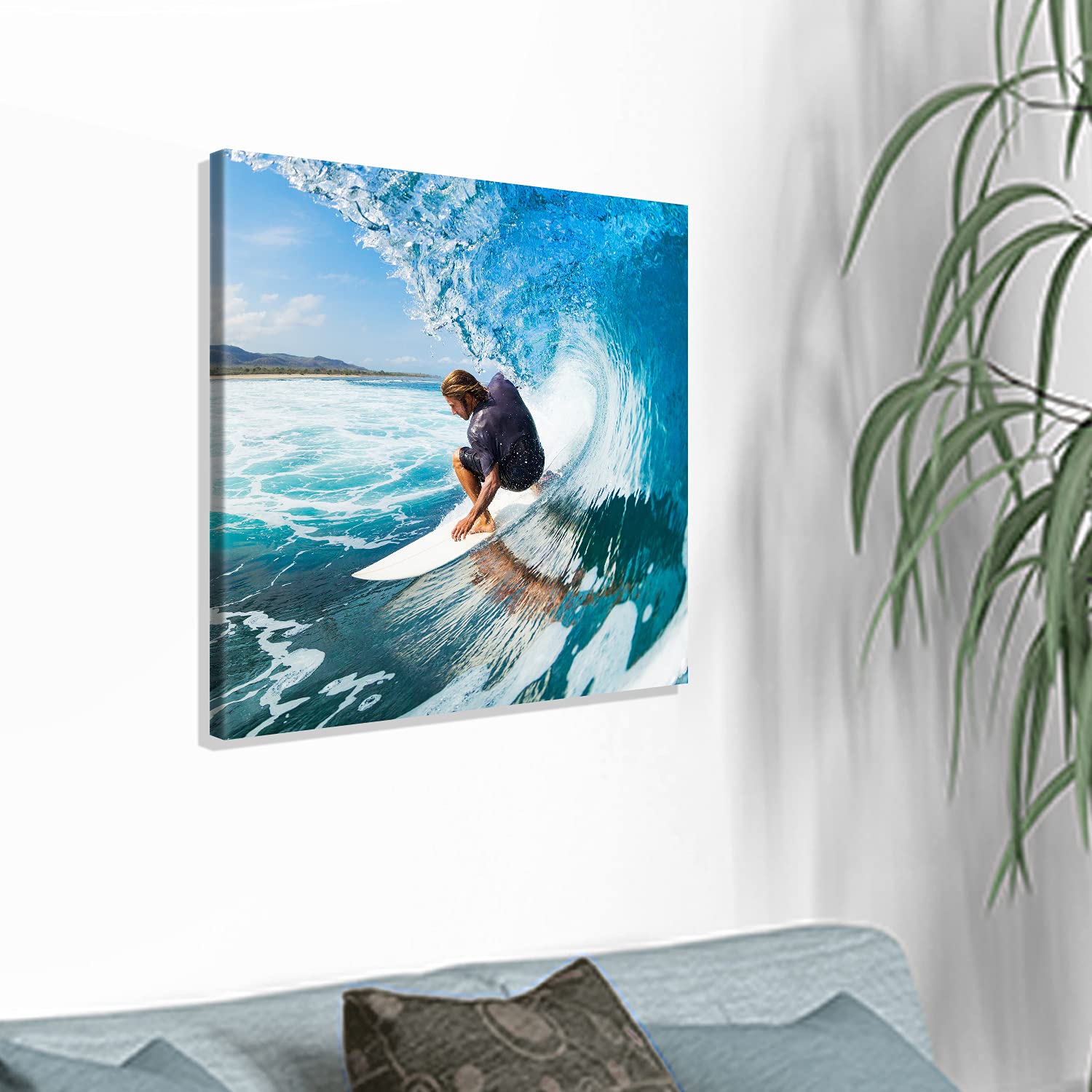 Picanova - Personalized Custom Canvas Prints 12X12 Inch - Canvas Prints With Your Photos - Personalized Canvas Wall Art - Photo