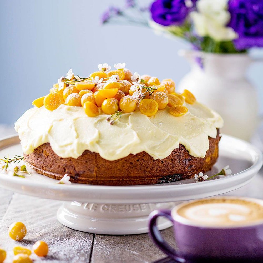 Le Creuset Stoneware Cake Stand, 12'', White