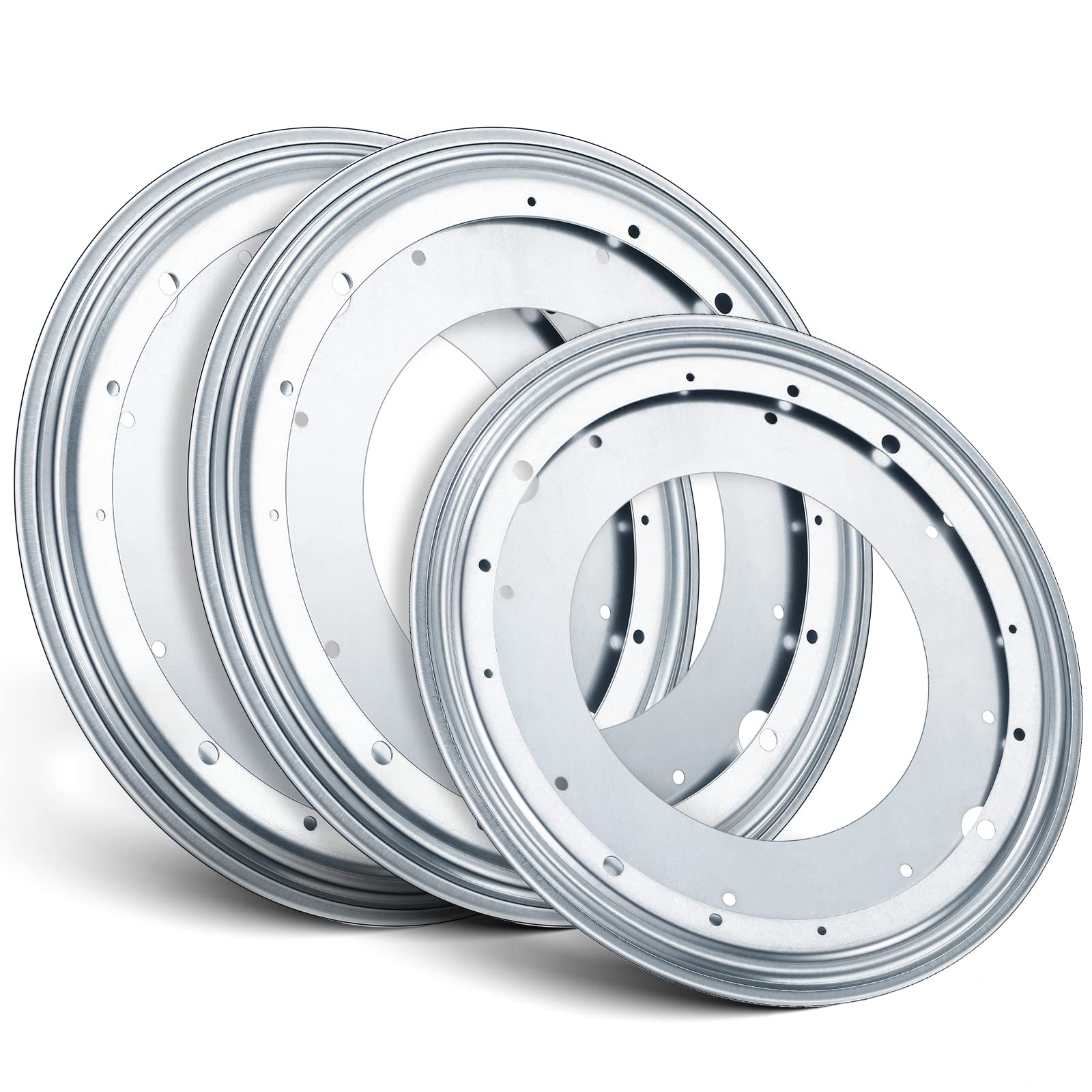 Mumufy 3 Pieces Lazy Susan Hardware Lazy Susan Turntable Ball Bearing Heavy Duty Lazy Susan Base For Rotating Table Kitchen Stor