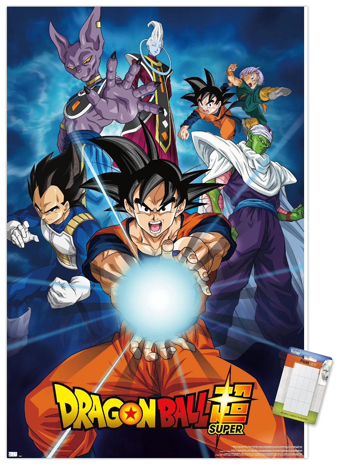 Trends International Dragon Ball Super - Groups Wall Poster, 22.375'' X 34'', Premium Poster & Mount Bundle