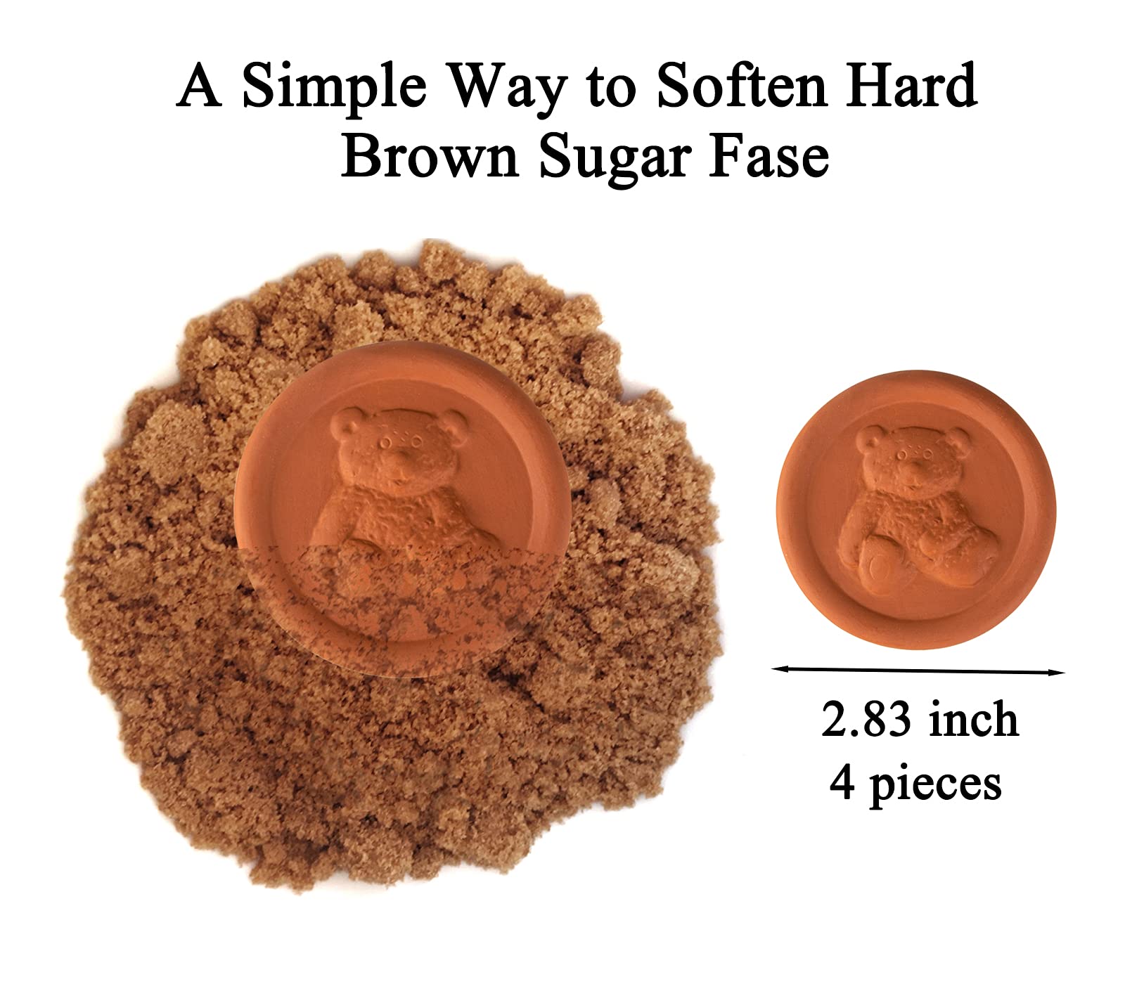 Brown Sugar Keeper Brown Sugar Bear Brown Sugar Saver Terra Cotta Brown Sugar Saver Sugar Bear Brown Sugar Disc Keeps Brown Suga