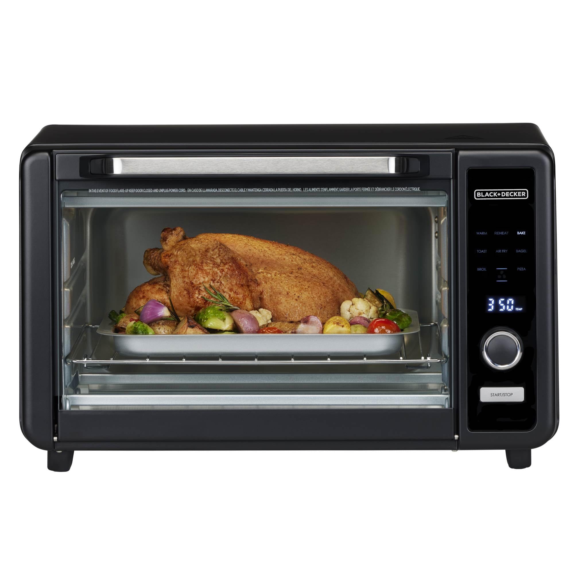 BLACK+DECKER Crisp N Bake 6-Slice Digital Air Fry Toaster Oven