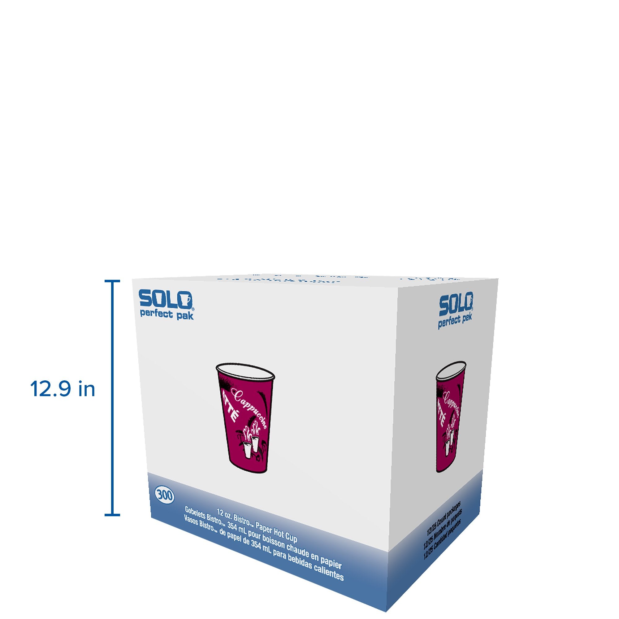 Solo Of12Bi-0041 12 Oz Bistro Ssp Paper Hot Cup (Case Of 300)