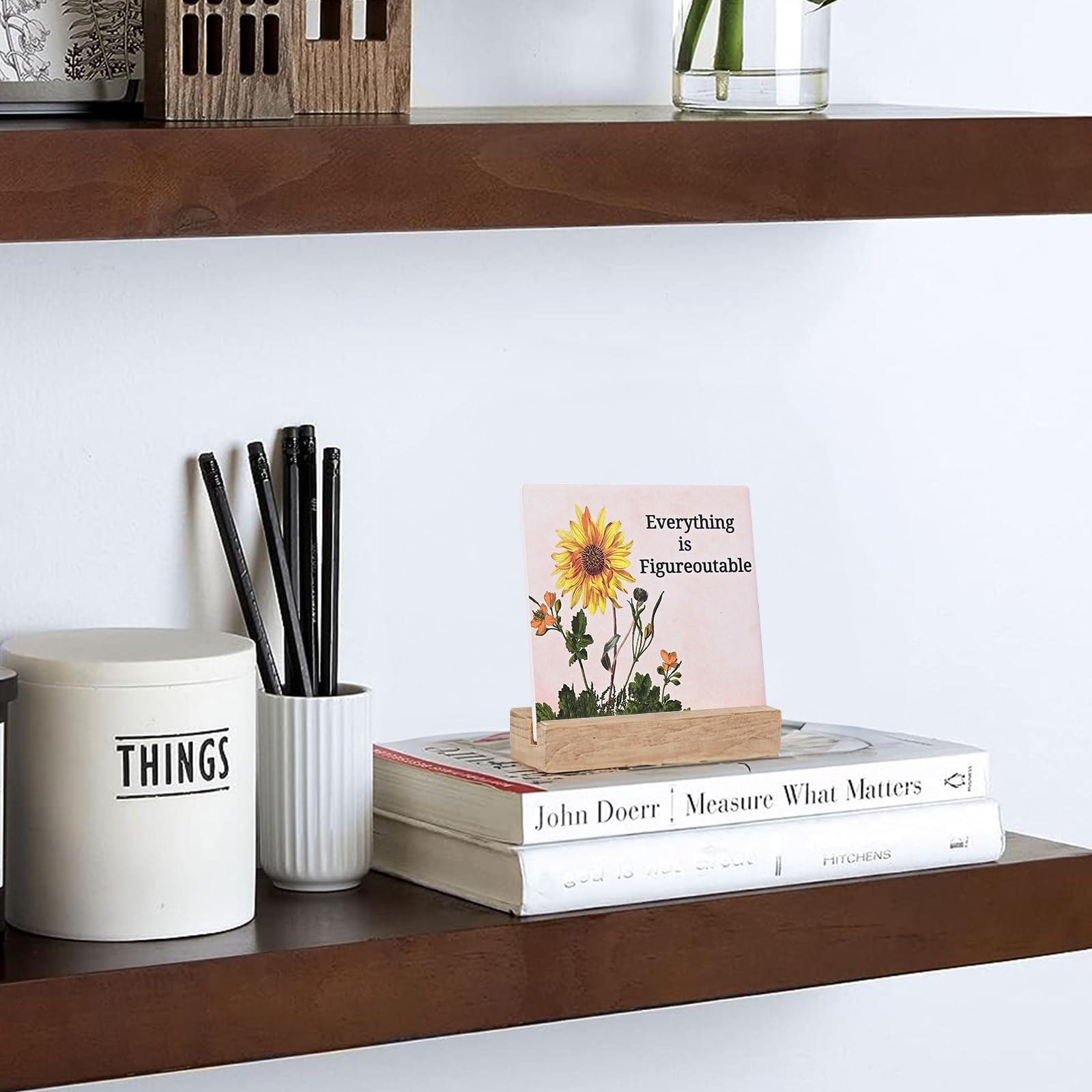 Office Decor Accessories Motivational Desk Decorations Cute Desk Accessories Inspirational Gifts for Women Friend Coworker Emplo
