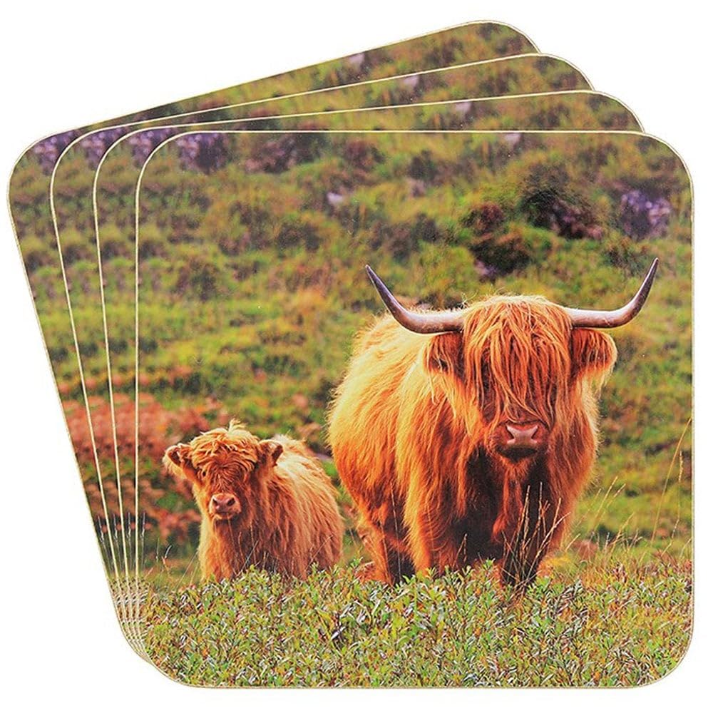 Lesser & Pavey Pack Of 4 Table Place Mats | Place Mats For Table With British Designs | Table Mats For All Types Of Kitchens - (