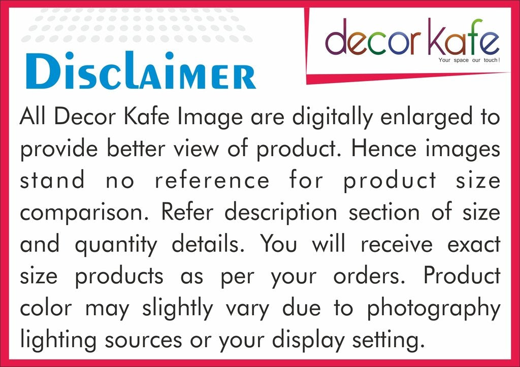 DECOR Kafe Home Decor Flower Ganesh Ji Wall Sticker, Wall Sticker for Bedroom, Wall Art, Wall Poster (PVC Vinyl, 27 X 53 CM)