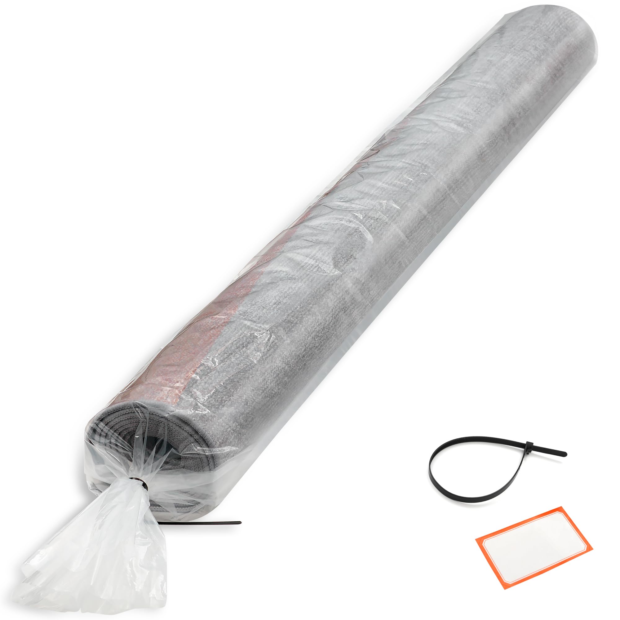 Heavy Duty Rug Storage Bag - Reusable Rug Shipping Bag, Waterproof Plastic Rug Cover - Fits Rolled Carpet Up To 9 X 12 Feet, 4 M