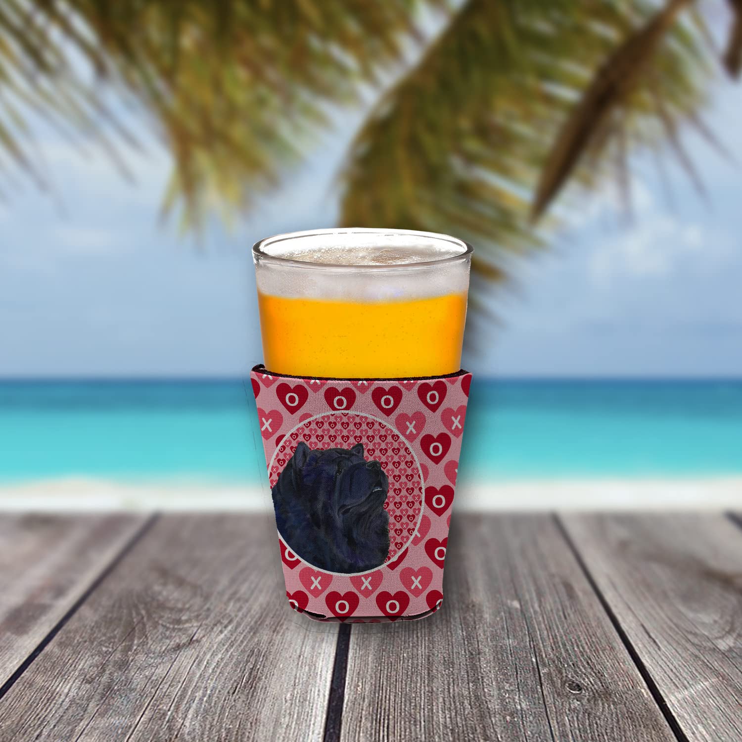 Chow Chow  Red Solo Cup Beverage Insulator Hugger