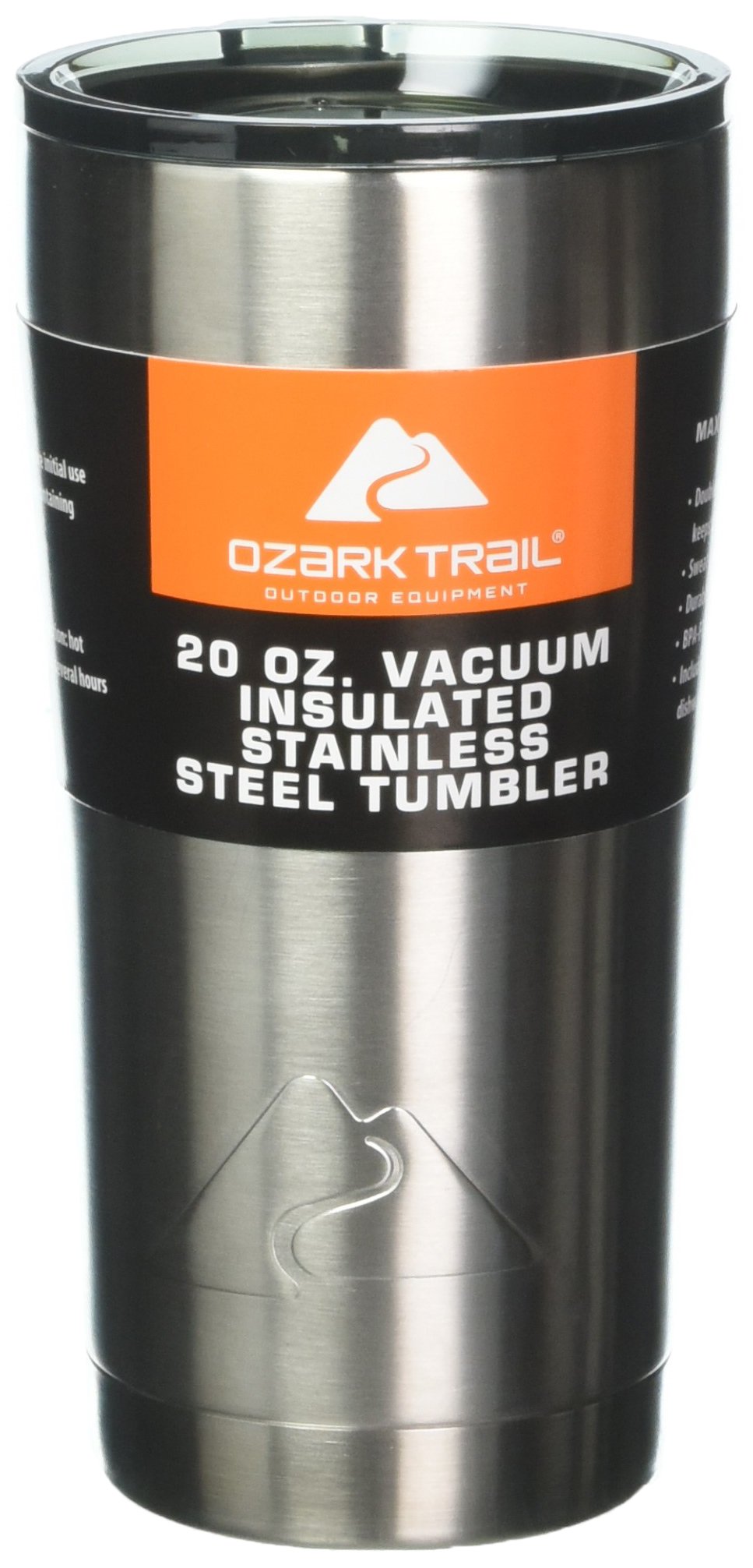 Set of 2 Ozark Trail 20-Ounce Double-Wall Vacuum-Sealed Tumblers
