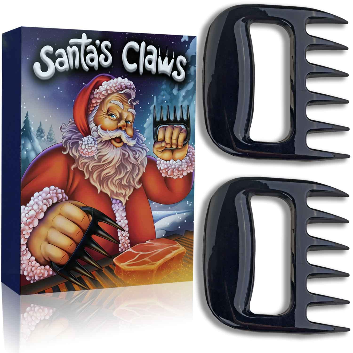 Meat Claws For Shredding. Santa'S Bbq Claws. Funny Stocking Stuffers For Men Dads Grillers, Boss Boyfriend Christmas Gift Box. B
