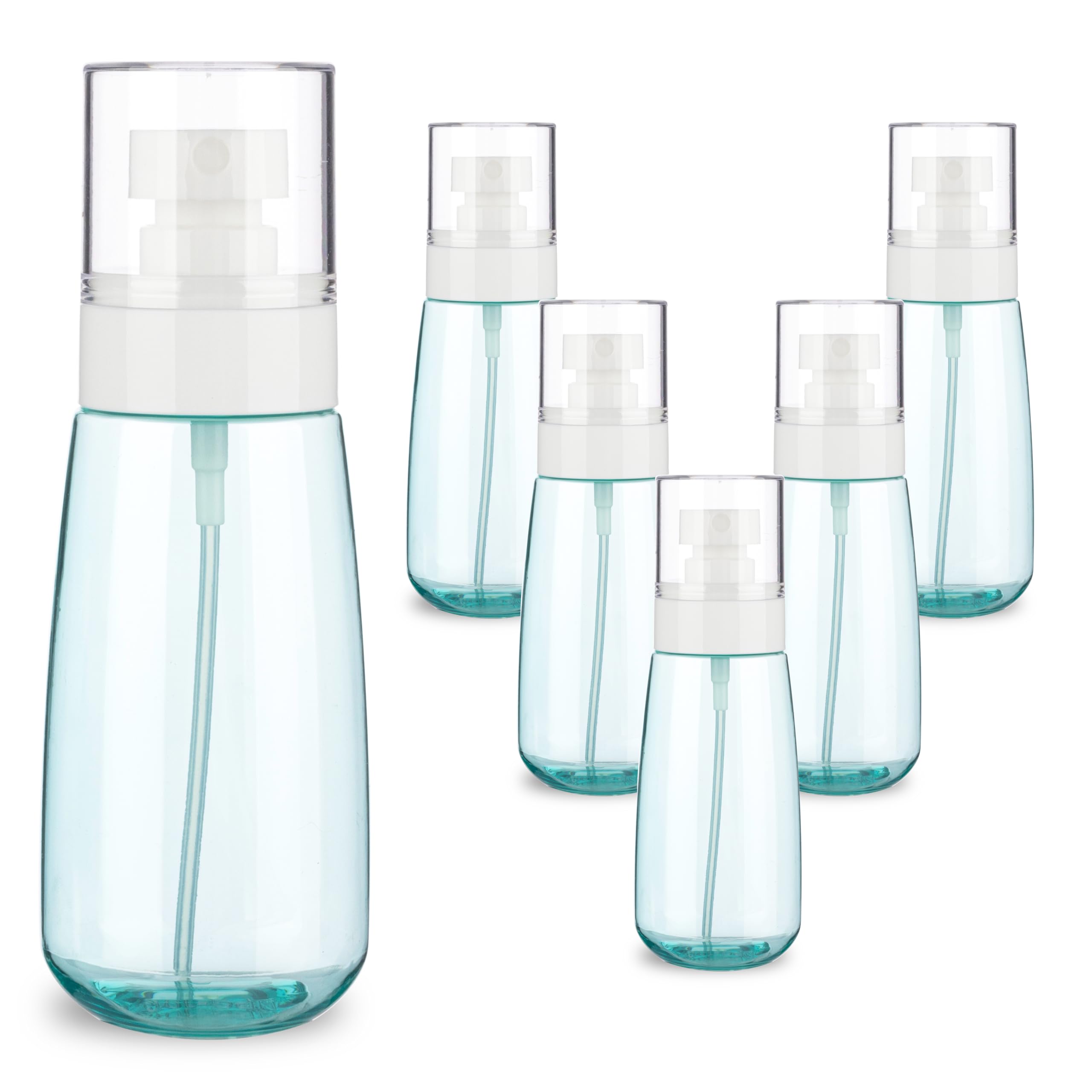 Ifdgctk 6 Pack 3.4Oz/100Ml Small Spray Bottle, Empty Plastic Mini Spray Bottles, Fine Mist Travel Spray Bottle For Hair And Face