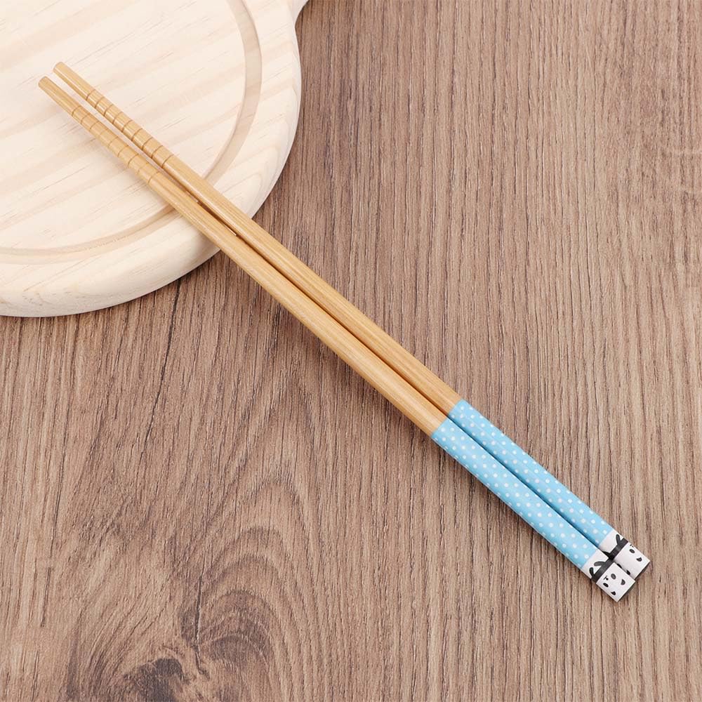 10 Pairs Wooden Chinese Style Chopsticks, 8.9 Inch Long Chopsticks Reusable Dinning Eating Sushi Chopstick Kitchen Tableware