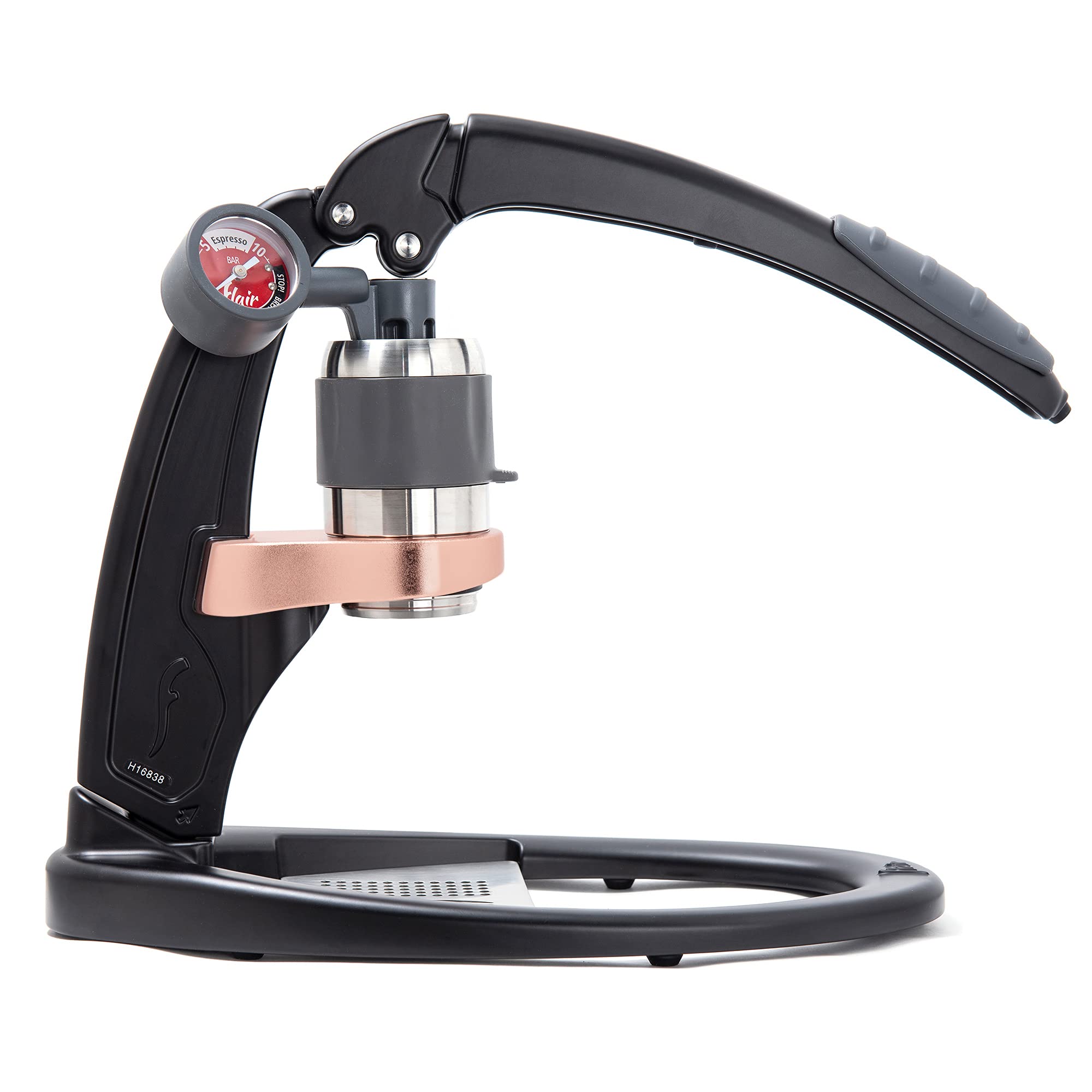 Flair Espresso Maker Pro 2 (Black) - An All Manual Lever Espresso Maker With Stainless Steel Brew Head And Pressure Gauge